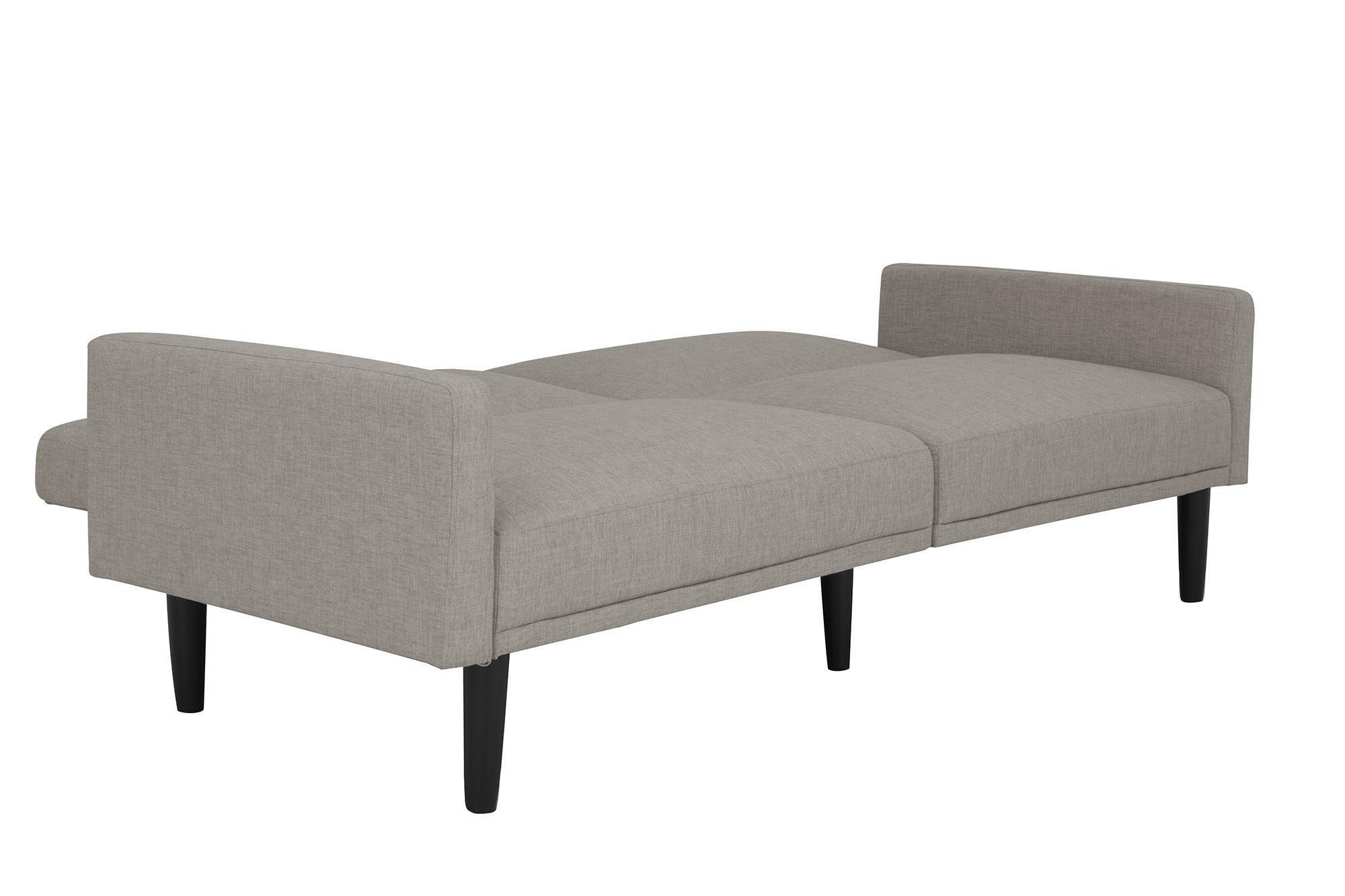 loft24 Schlafsofa Room Essentials, Breite Leinenstoff, 198 Bezug cm gepolstert, aus