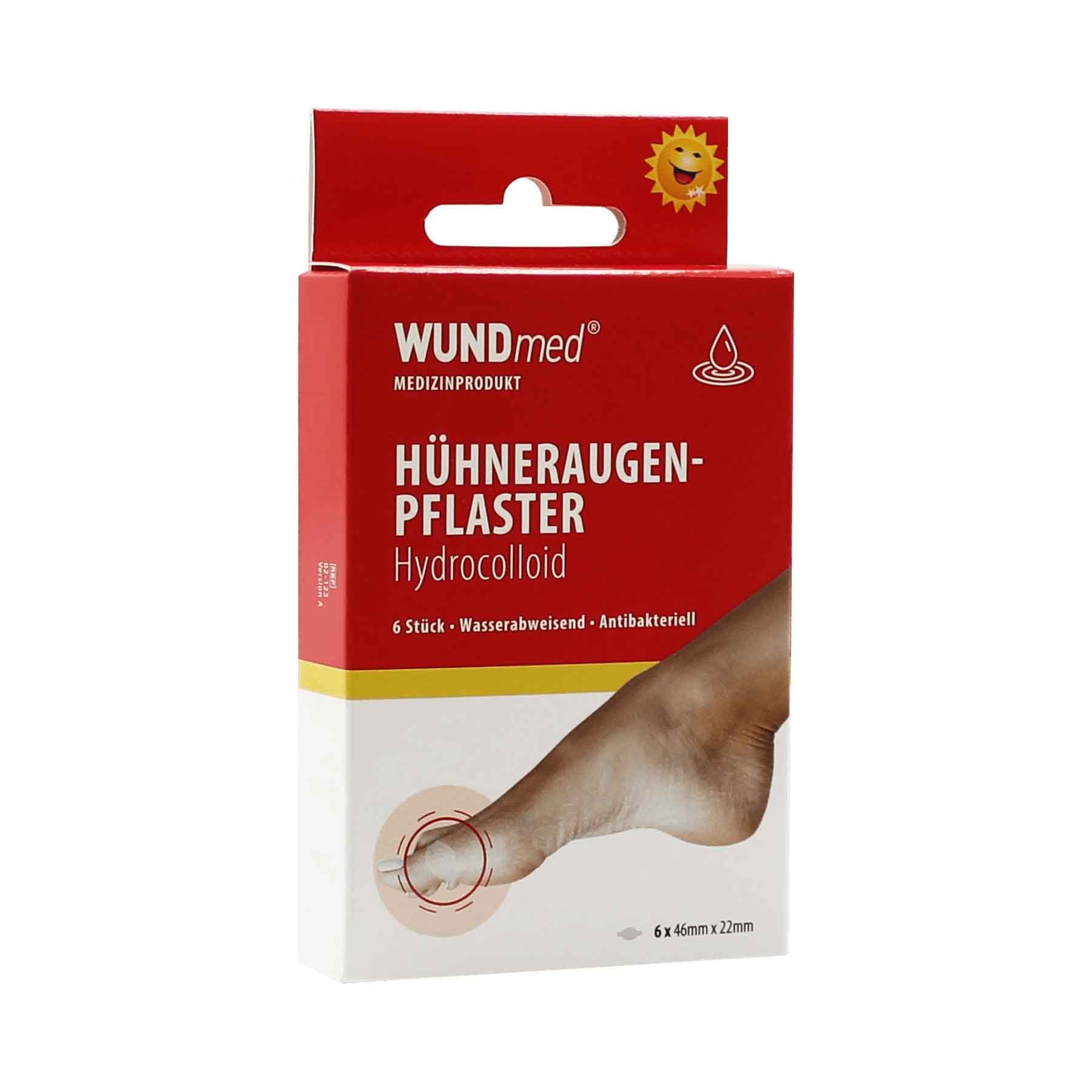 Wundmed Wundpflaster WUNDmed® Hühneraugen-Pflaster Comfort transparent 6 Pflaster/Packung