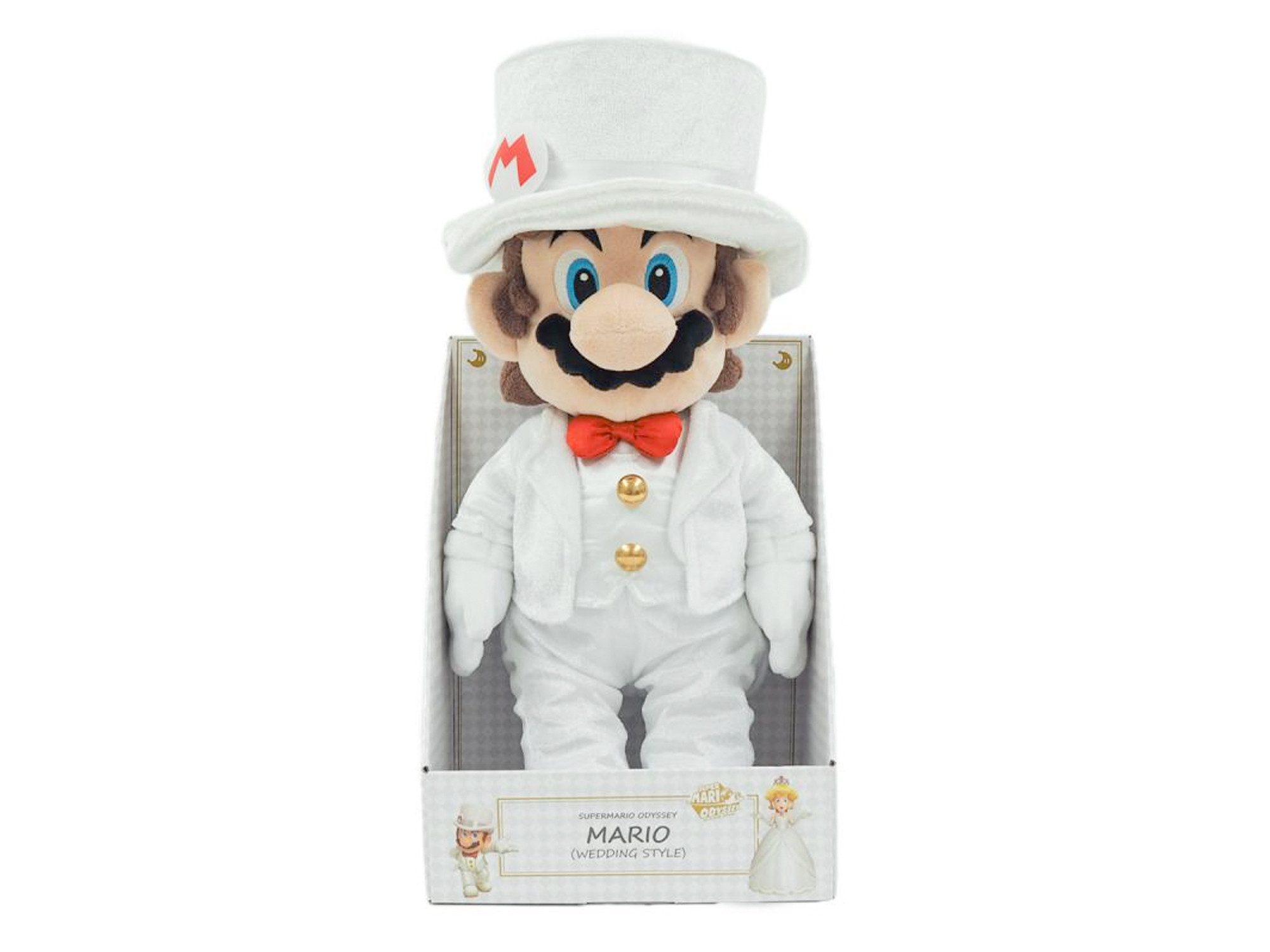 Super Mario Plüschfigur Nintendo Super Mario Plüsch Peach Bräutigam, 40 cm günstig online kaufen
