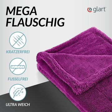 Glart 44TW8P Twist Auto Mikrofaser Trockentuch XXL 80x55cm extrem saugstark Mikrofasertuch (80% Polyester, 20% Nylon, 55x80 cm)