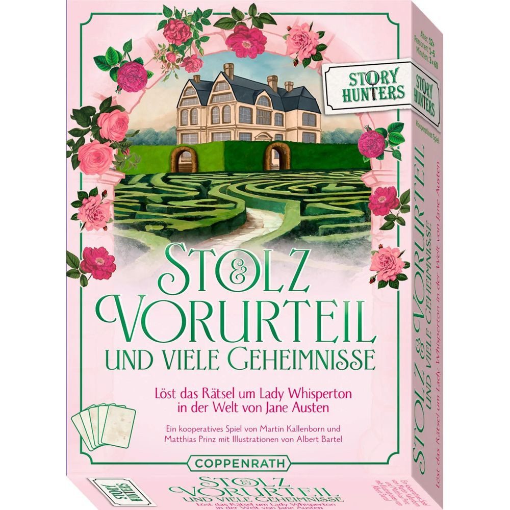 Coppenrath Spiel Stolz & Vorurteil und viele Geheimnisse
