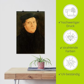 Artland Wandbild Martin Luther, Historische Persönlichkeiten (1 St), als Leinwandbild, Poster in verschied. Größen