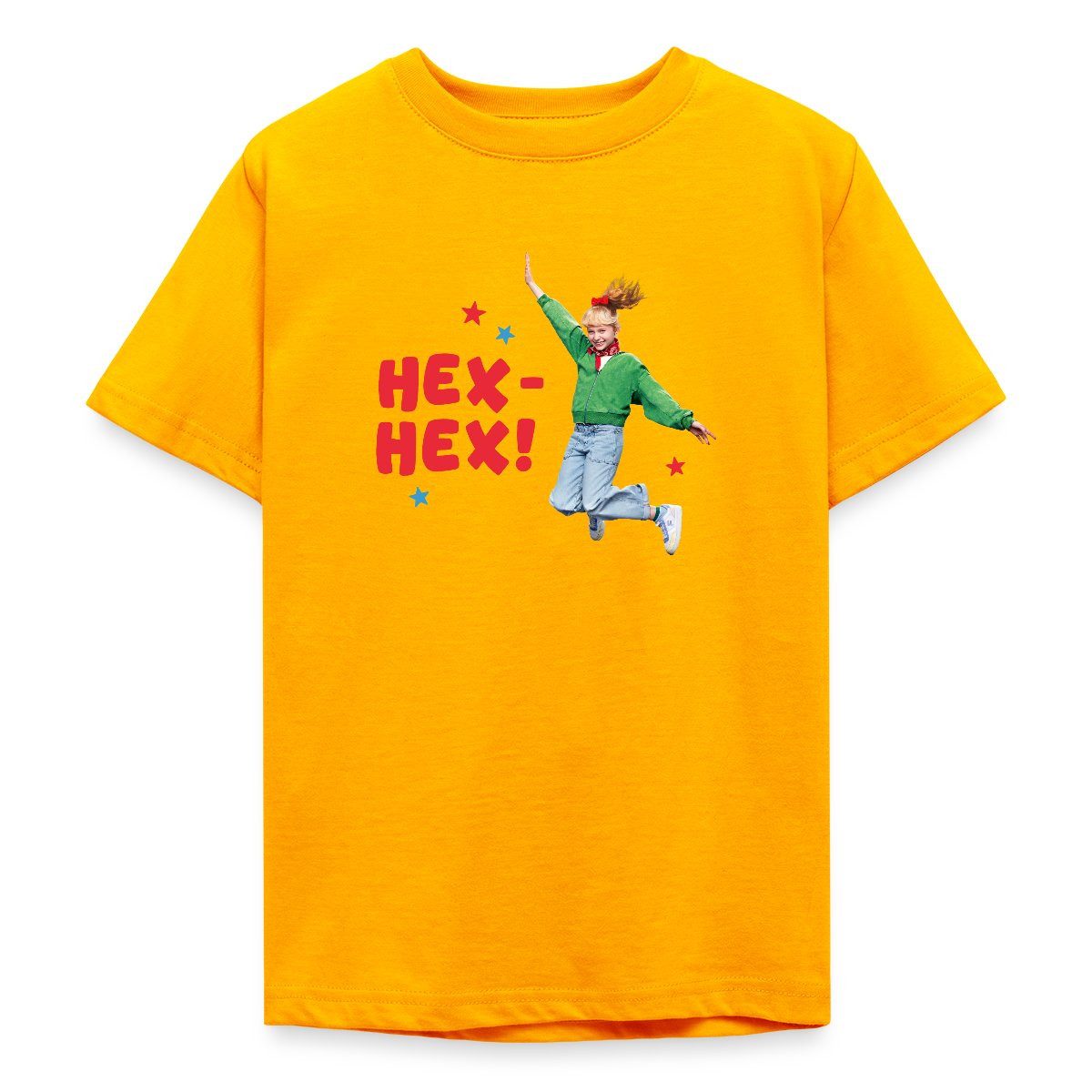 Spreadshirt T-Shirt Bibi Blocksberg Film Bibi Springt Mit Hex Hex! Teenager T-Shirt (1-tlg)