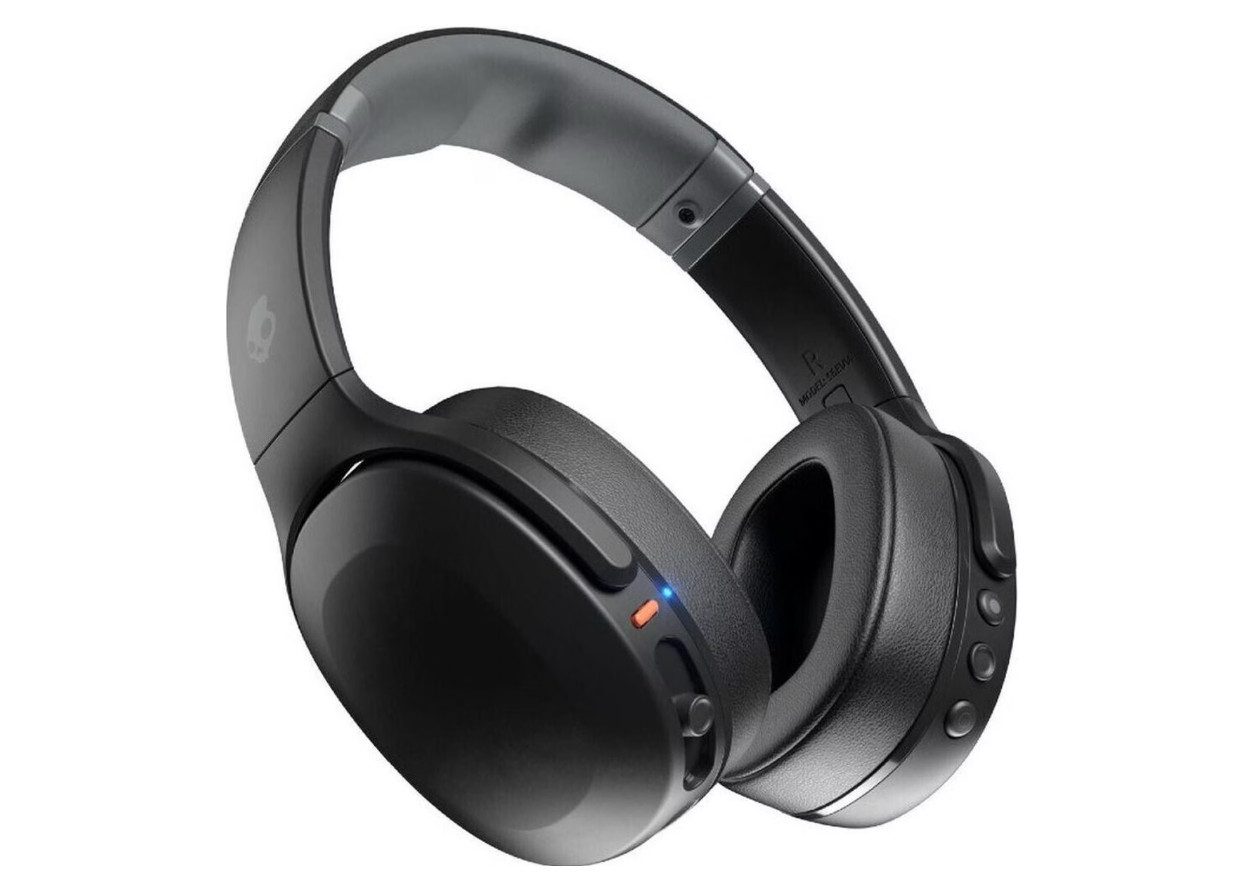 Skullcandy Crusher Evo Bluetooth-Kopfhörer Over-Ear-Kopfhörer (Sensory Bass, Personal Sound, 40 Std Akku, Rapid Charge, True Black)