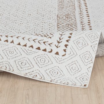 Teppich Modern, Surya, rechteckig, Höhe: 14 mm, Skandi Design, Modern Boho Kurzflor Wohnzimmerteppich, Schlafzimmer