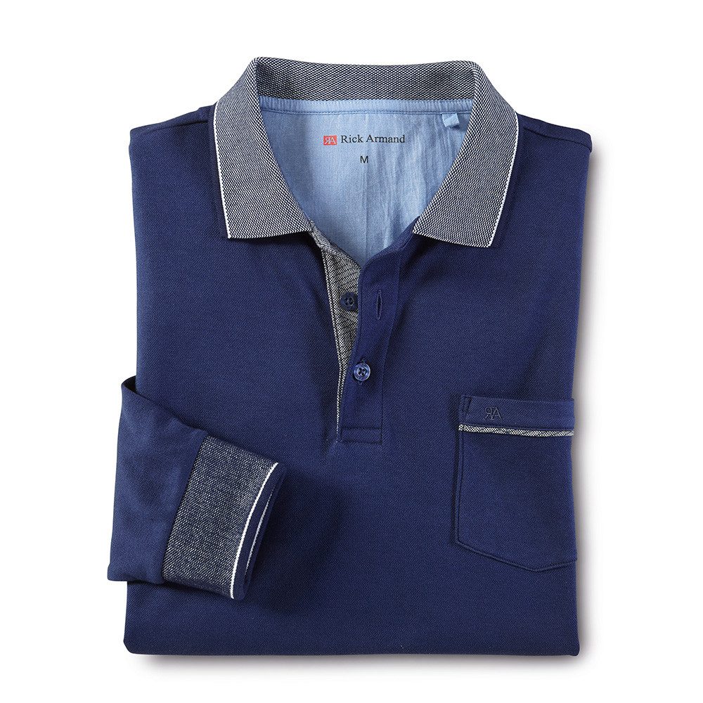Rick Armand Langarm-Poloshirt