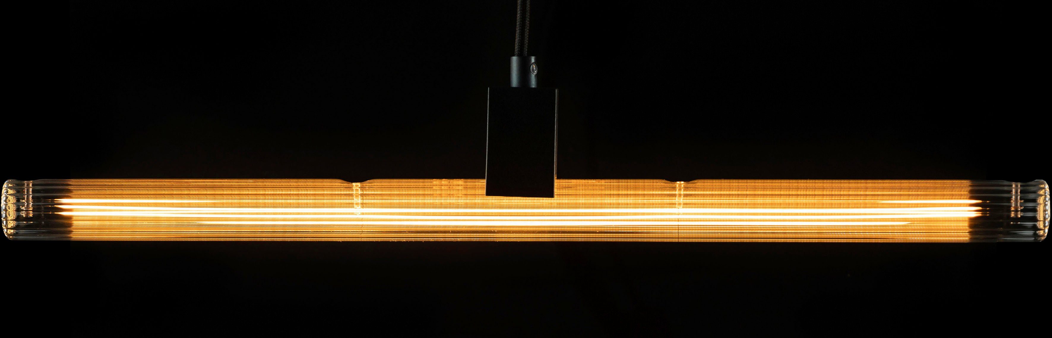 SEGULA LED-Leuchtmittel LED Linienlampe S14d 500mm klar geriffelt, S14d, 1 St., Extra-Warmweiß, LED Linienlampe S14d 500mm klar geriffelt, 2200K, 5W, CRI 90, dimmbar