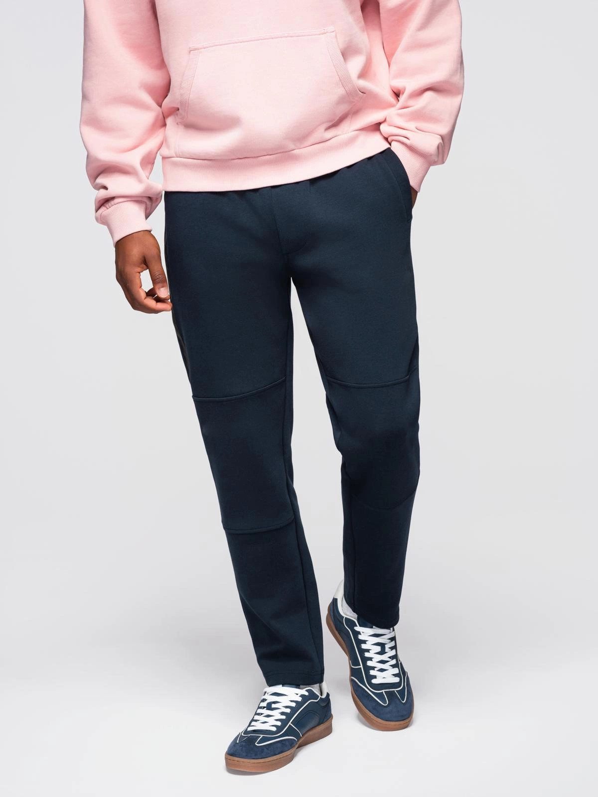 Sweathose Herren-Jogginghose mit geradem Bein und Gummidetails