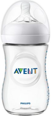 Philips AVENT Babyflasche Starterset für Neugeborene SCD301/01, 4 Flaschen, Schnuller und Bürste