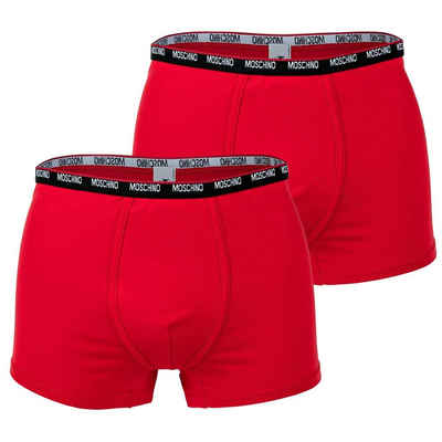 Moschino Boxer Herren Shorts 2er Pack - Trunks, Unterhose, Cotton