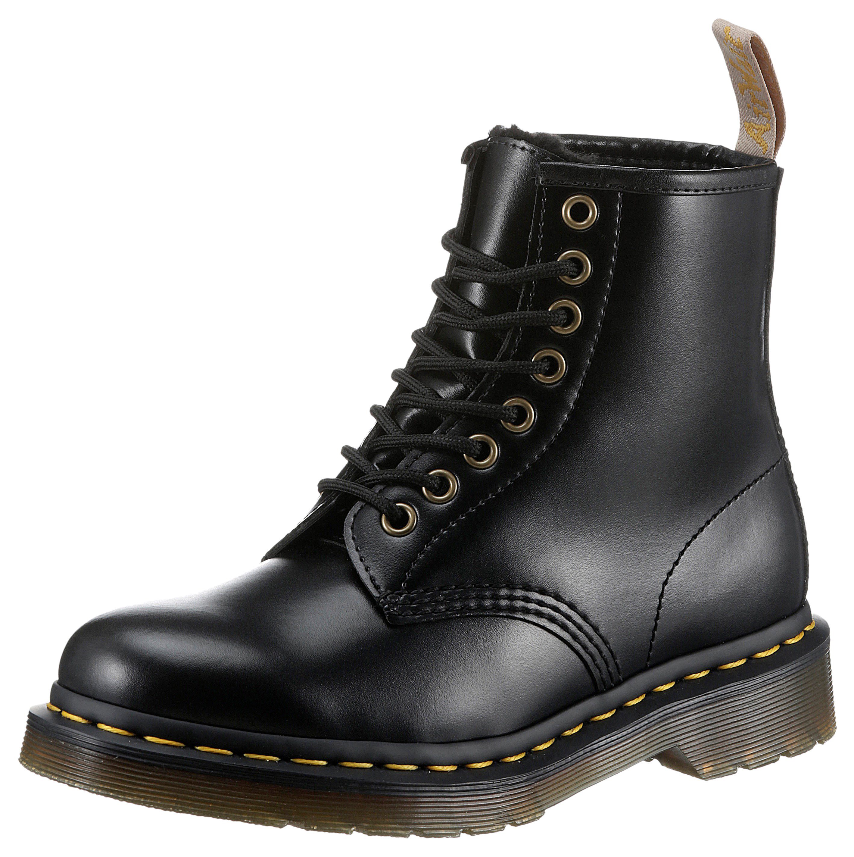 DR. MARTENS Vegan 1460 Norfolk Schnürboots mit Blockabsatz