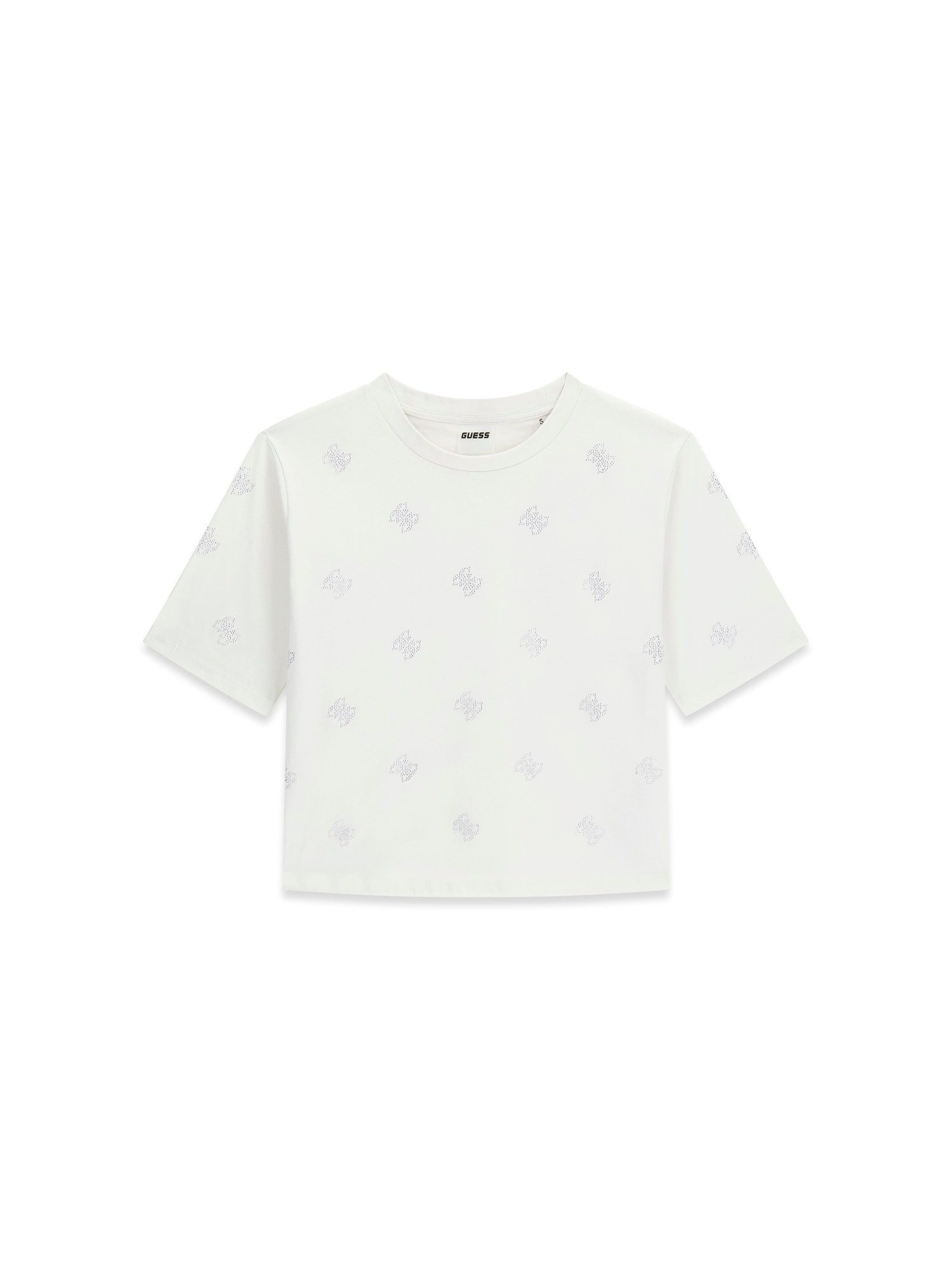 Guess Kurzarmshirt SILVY 4G SS CN T-SHIRT - Basicshirt - T-Shirt Damen - Kurzarmshirt