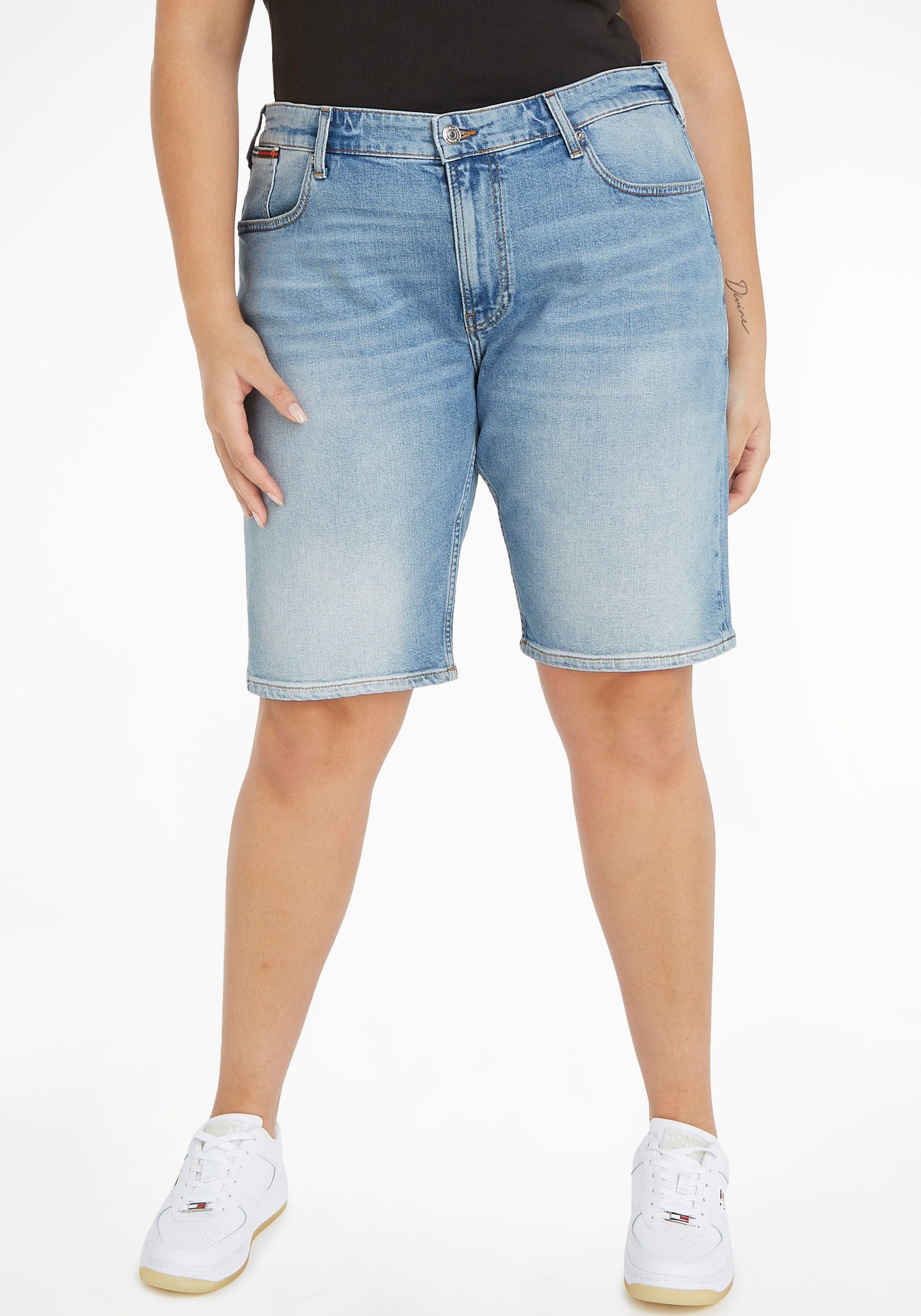 Weiße Tommy Hilfiger Shorts für Damen online kaufen | OTTO