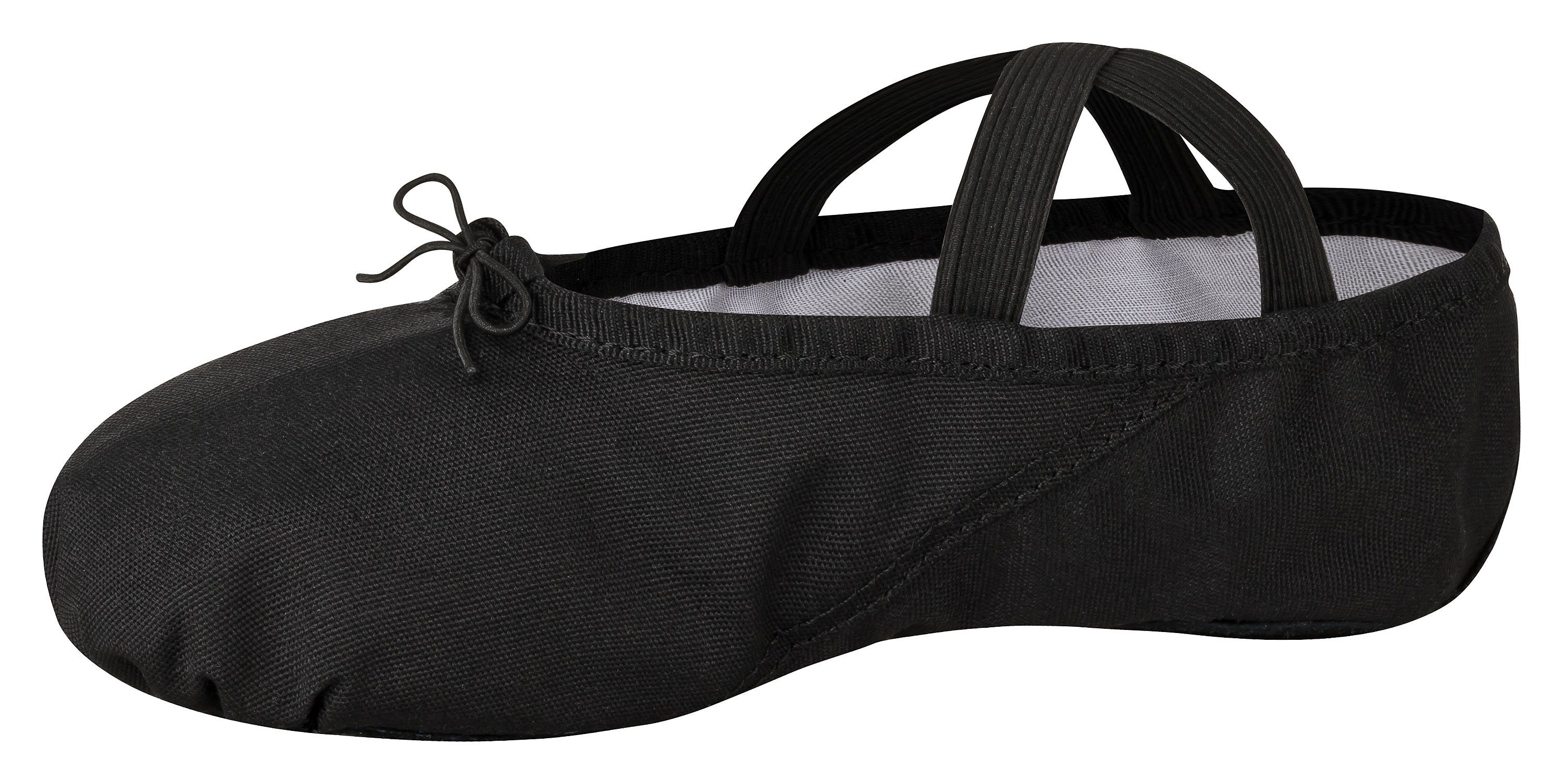 tanzmuster Ballettschuhe Charlie mit geteilter Ledersohle Tanzschuh Ballettschläppchen für Mädchen