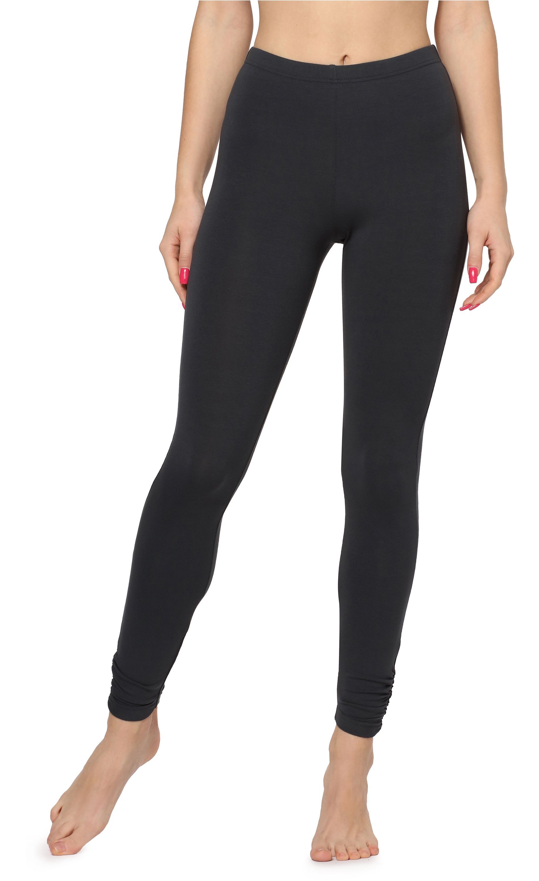 Leggings Damen Lange Leggings aus Viskose MS10-345