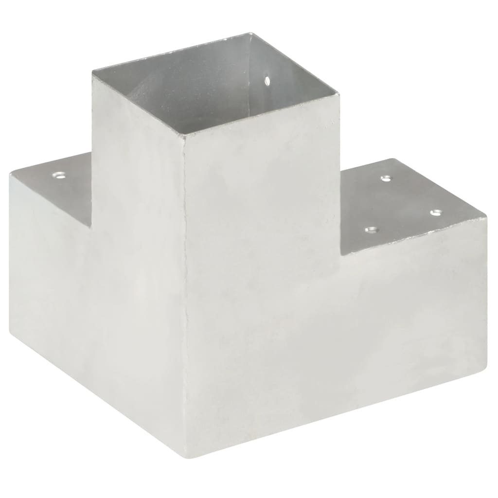 vidaXL Zaunpfosten Pfostenverbinder Y-Form Verzinktes Metall 101 x 101 mm, (1-St)