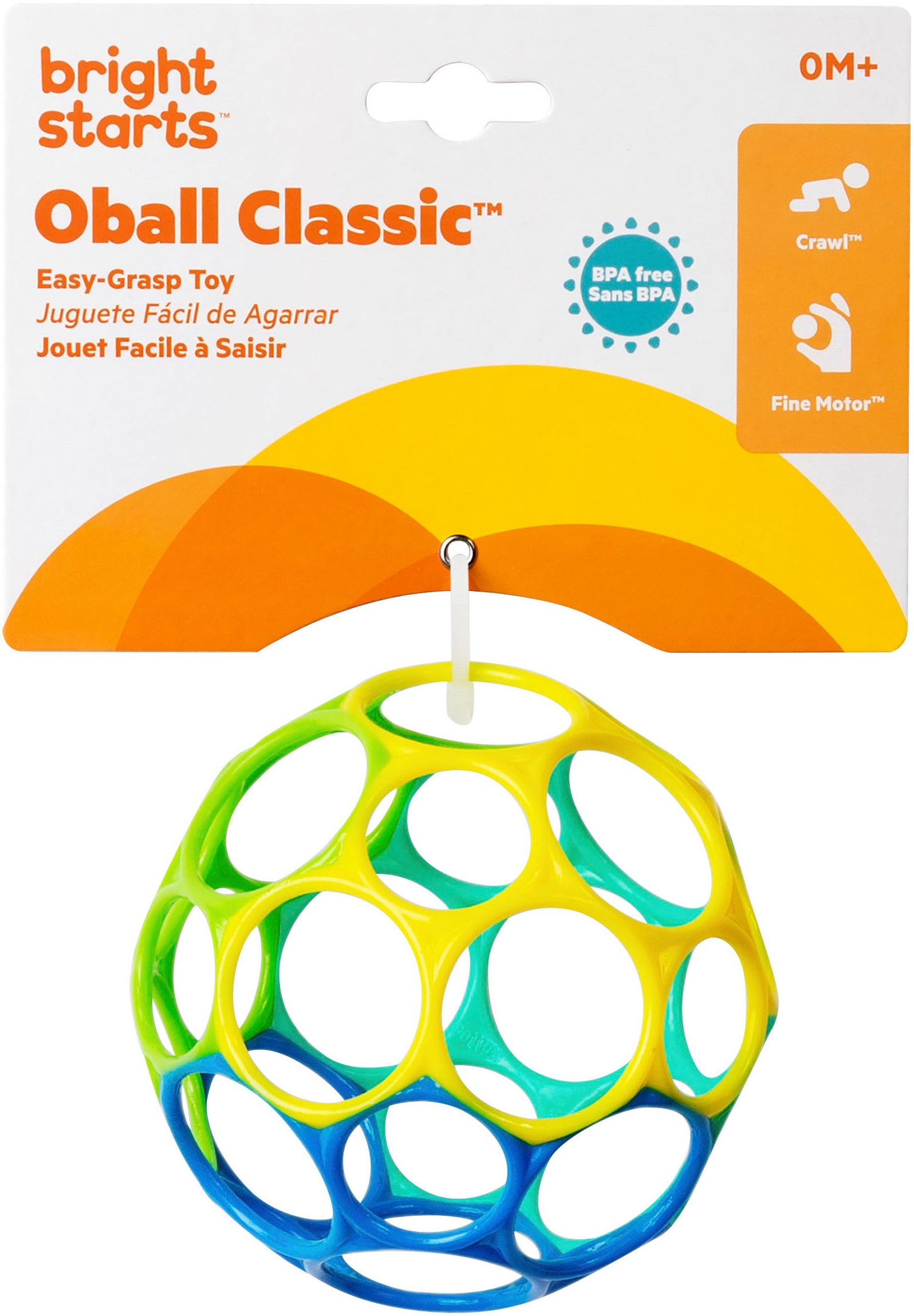 Bright Starts Greifspielzeug Oball Classic™ Easy-Grasp Toy - Rot/Blau/Grün/ günstig online kaufen