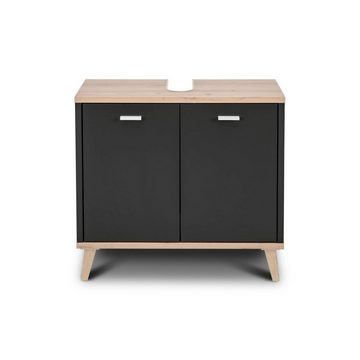 DM-Handel Waschbeckenunterschrank Unterschrank Badschrank (60,4 x 28 x 55 cm, passend für alle handelsüblichen Waschbecken)