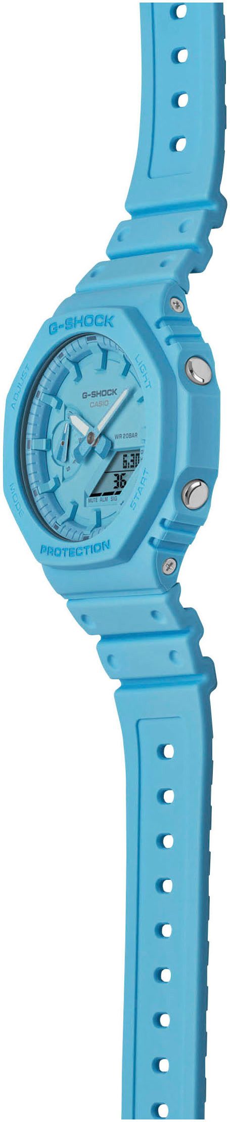 CASIO G-SHOCK Chronograph GA-2100-2A2ER, Quarzuhr,Armbanduhr,Herrenuhr,digi günstig online kaufen