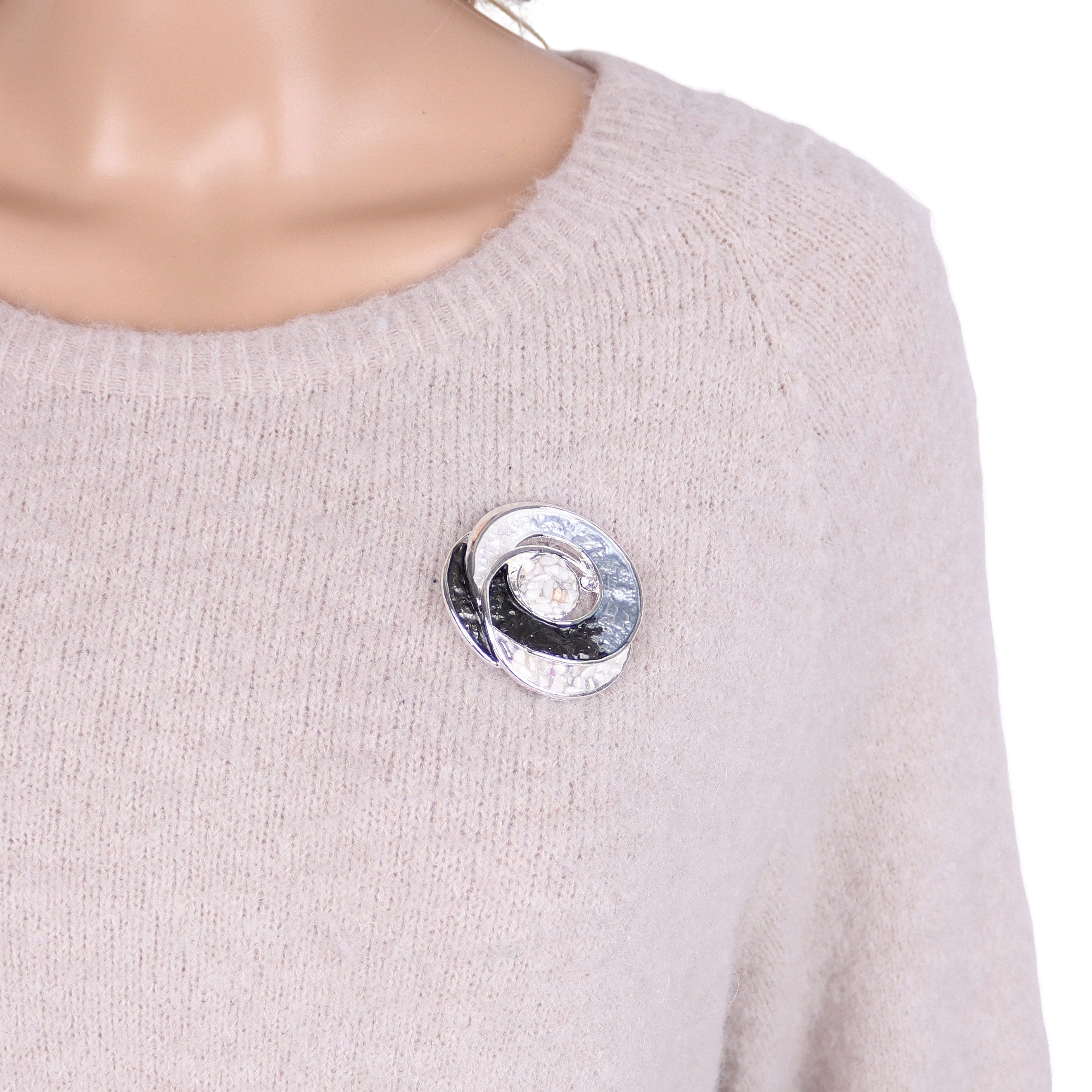 MIRROSI Brosche Magnetbrosche für Damen elegant, wunderschönes Design