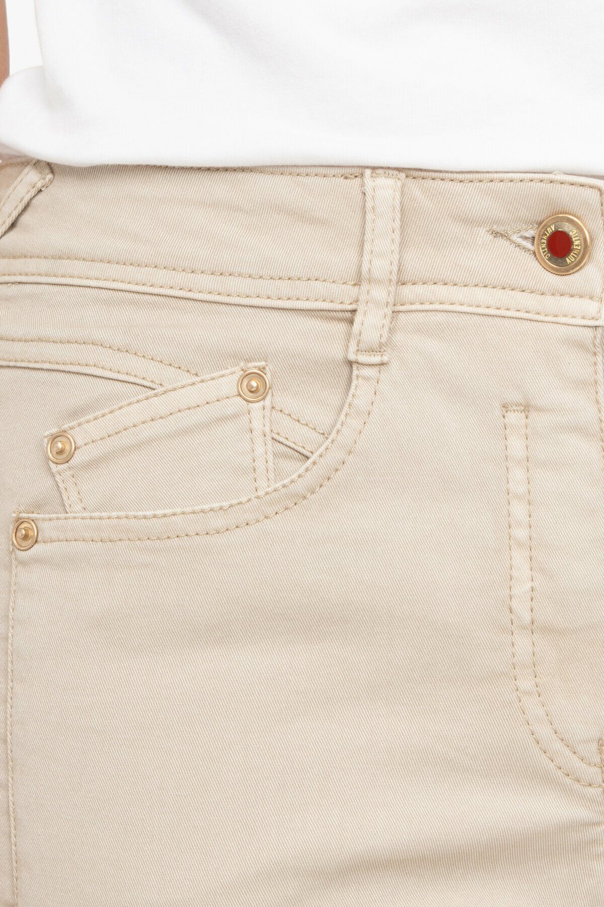 Recover Pants Stoffhose 5-Pocket-Hose BEIGE