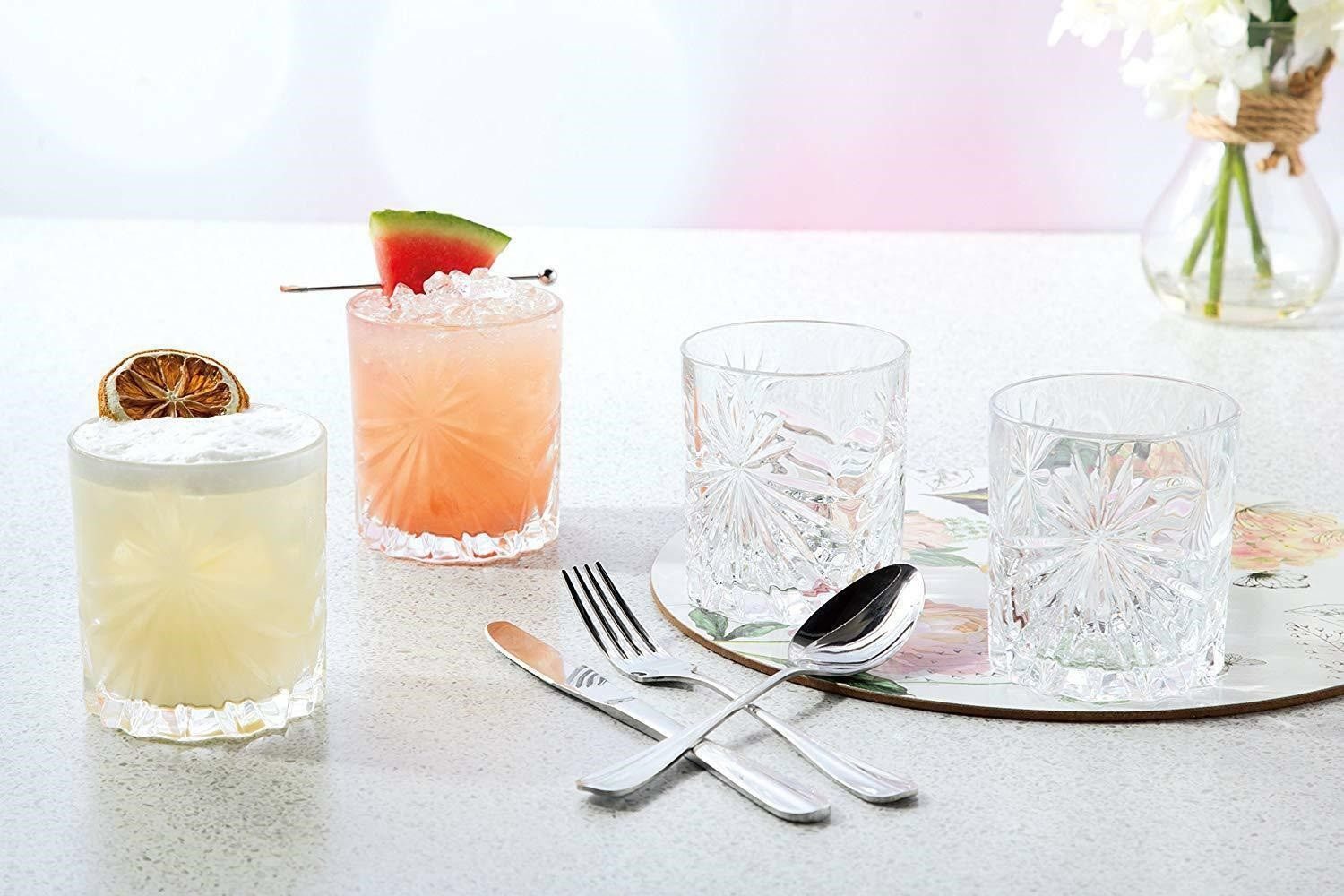 RCR Schnapsglas RCR Oasis Whisky DOF 6er set, Kristallglas