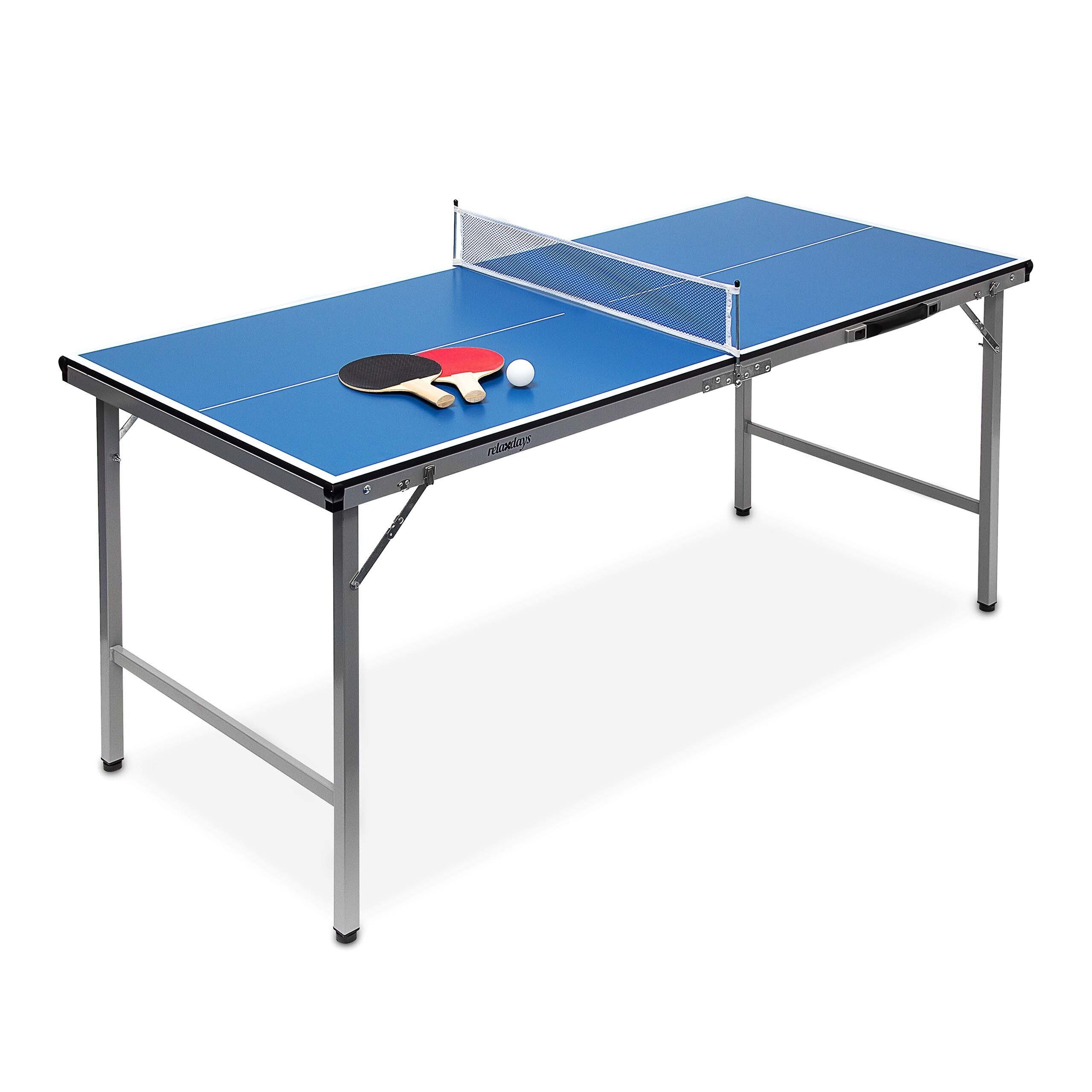 relaxdays Tischtennisplatte Klappbare Tischtennisplatte (7-tlg)