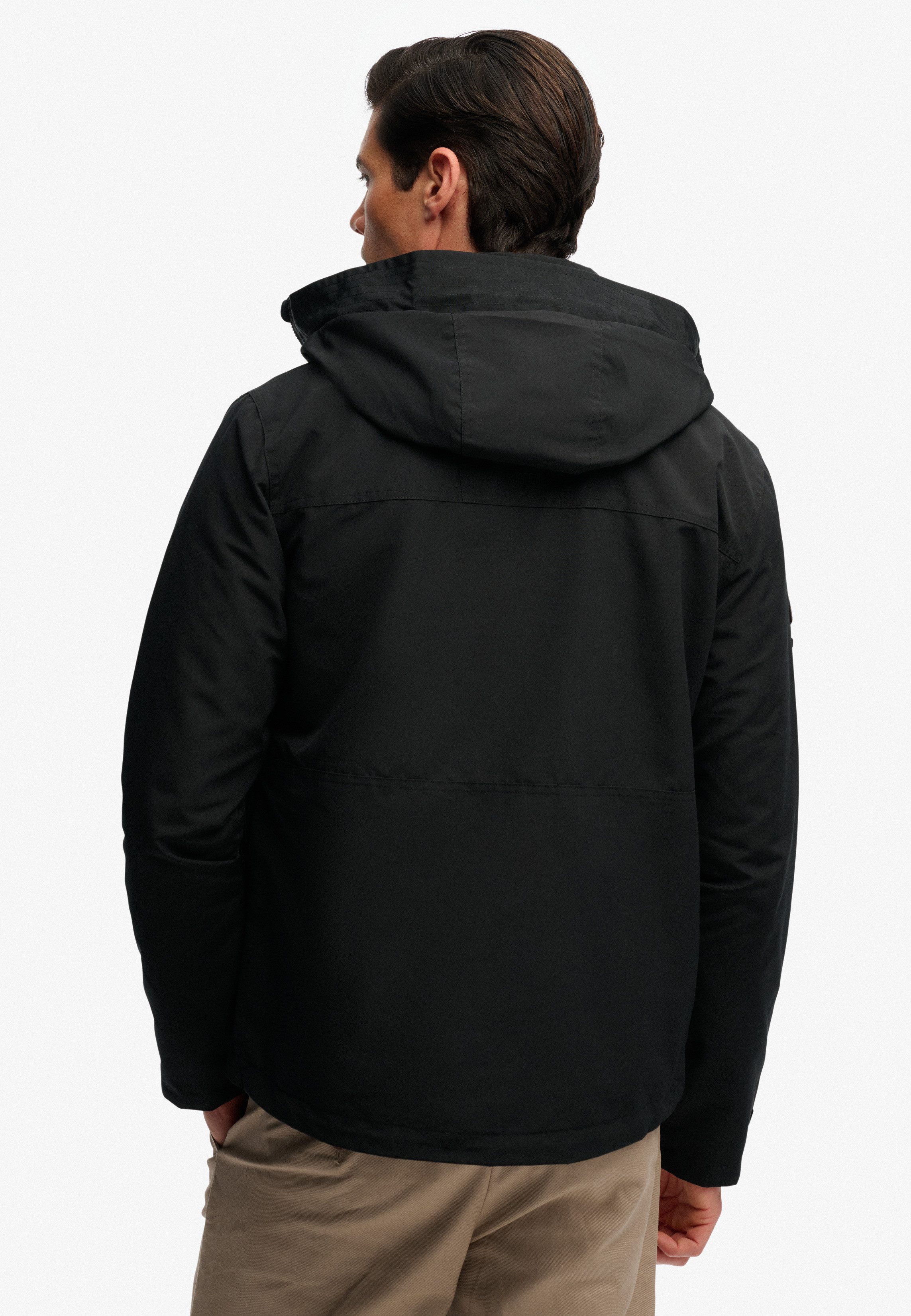 Superdry Outdoorjacke HOOD ULTIMATE EMB WINBREAKER Kunstfaser, regular fit