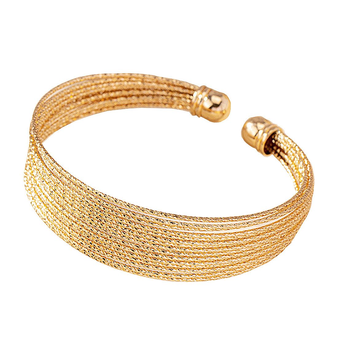 KARMA Armreif silber gold Armschmuck Damen Armband Armschmuck Damenarmreif günstig online kaufen