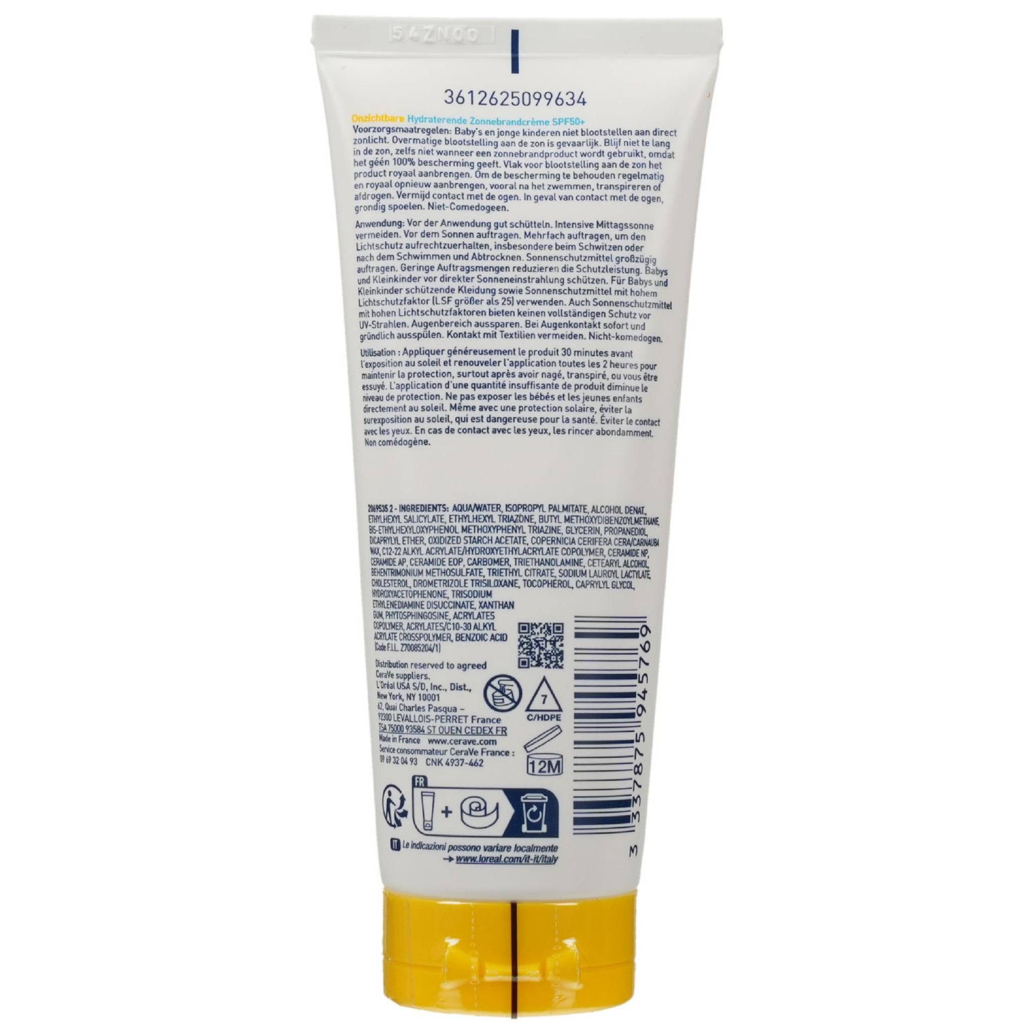CeraVe Sonnenschutzcreme CERAVE Sonnenschutz Körper feuchtigkeitssp.SPF 50+ 75ml PZN 20115691