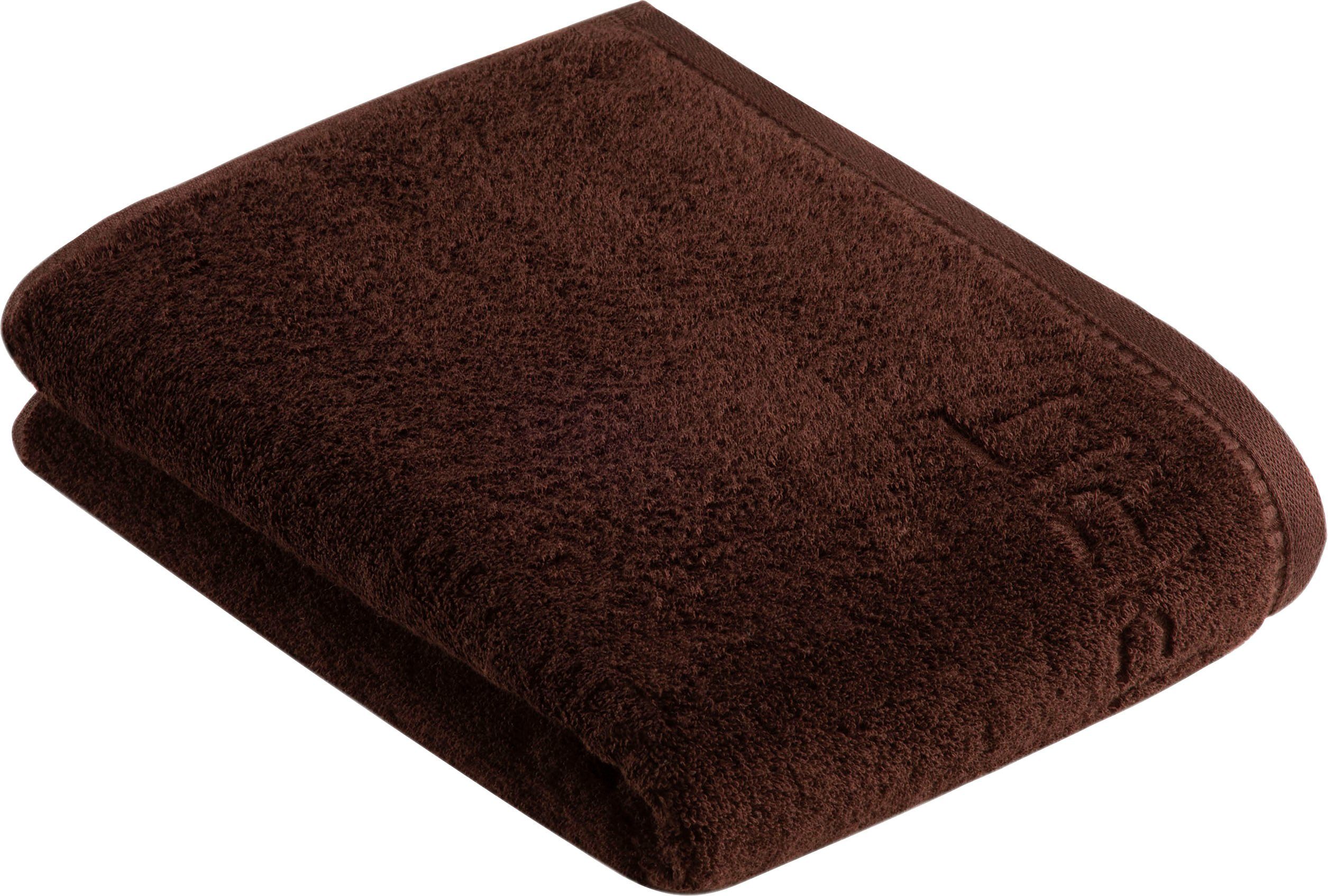 Esprit Badetuch Modern Solid, Frottier (1-St), vegan produziert dark brown | Badetücher