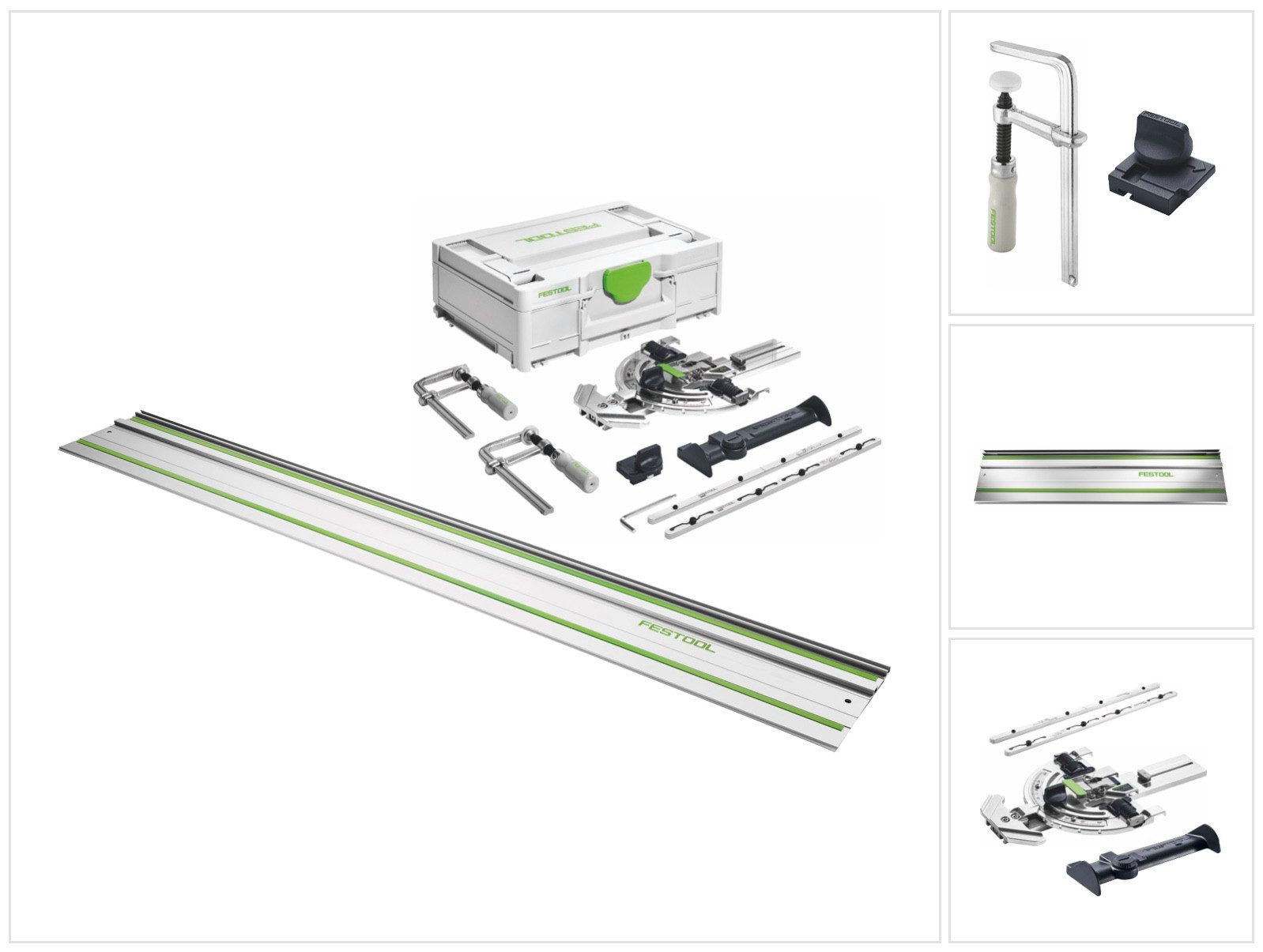 FESTOOL Maschinen-Führungsschienen SYS3 M 137 FS/2 Zubehör Set + FS 1080/2 Führungsschiene 1080 mm