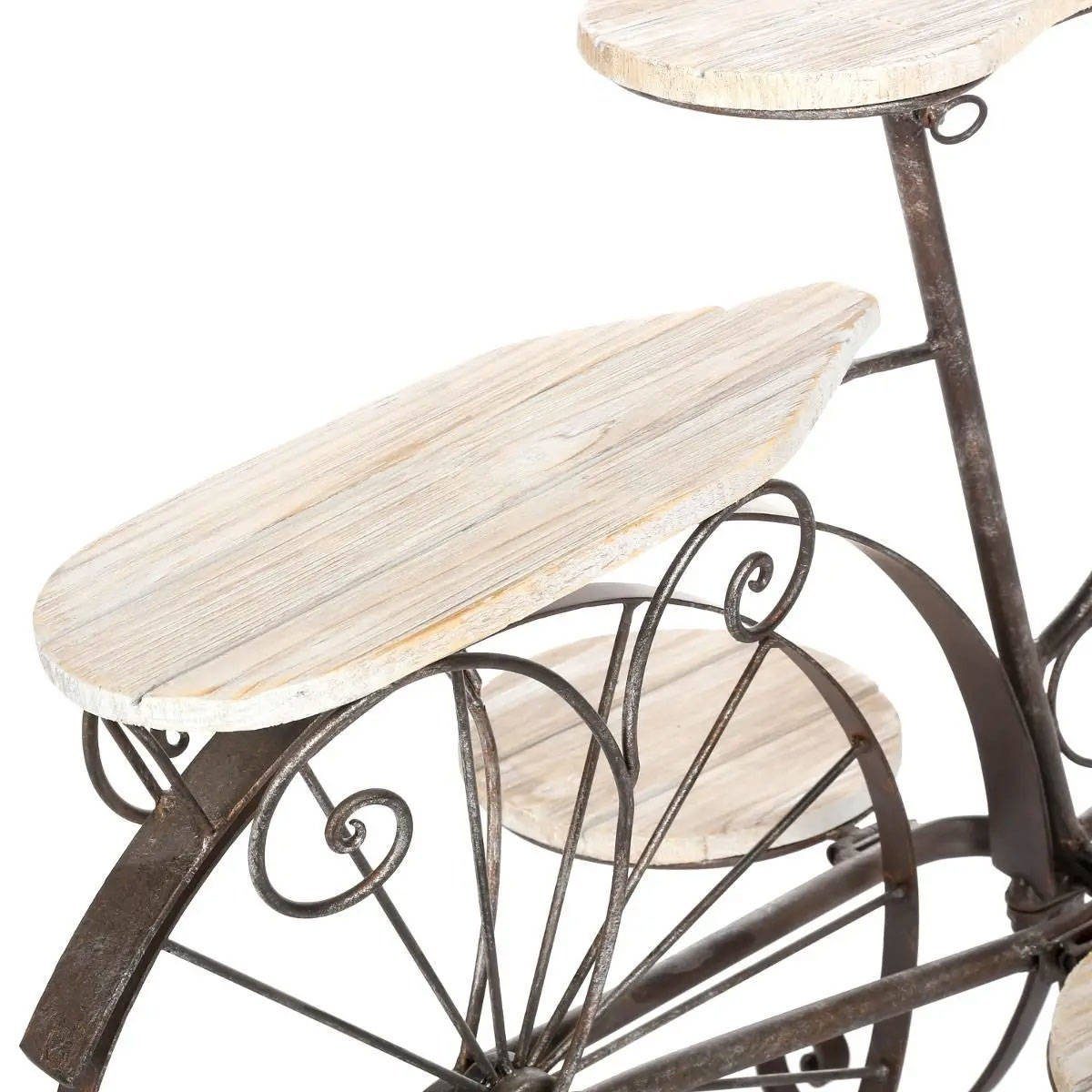 Atmosphera Créateur d'intérieur Blumenständer Blumenständer aus Metall FAHRRAD, 59 cm