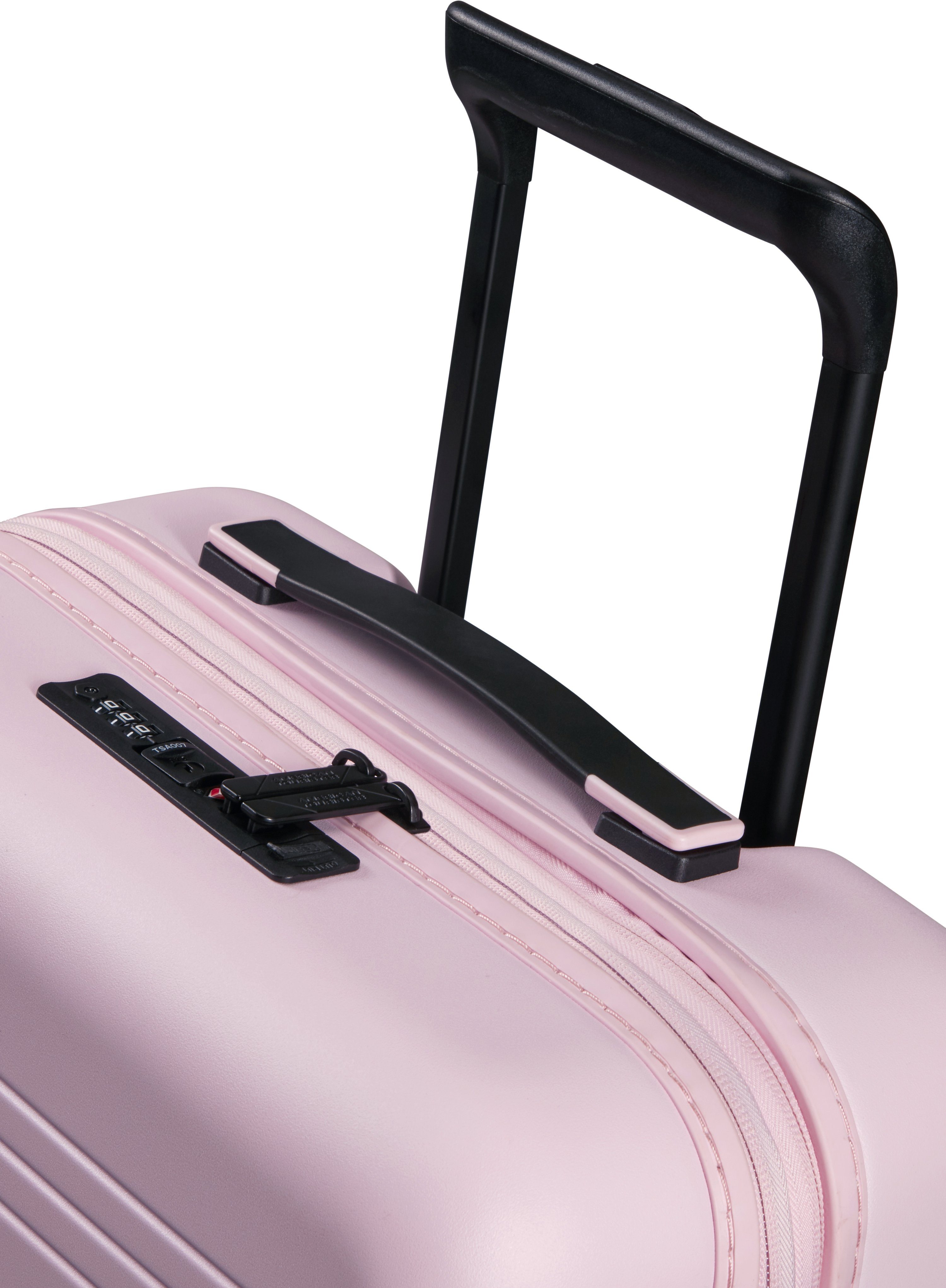Volumenerweiterung Tourister® Hartschalen-Trolley mit 55 cm, American Pink USB-Schleuse und 4 Novastream, Rollen, Soft