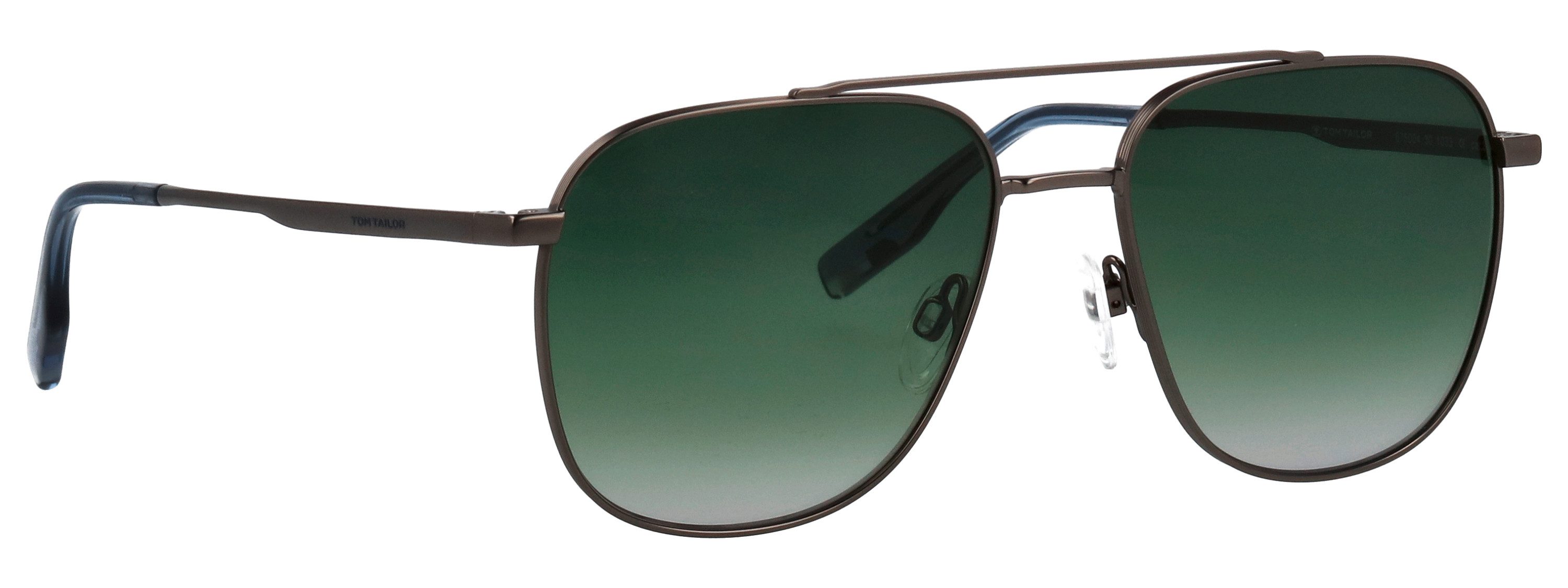 TOM TAILOR Sonnenbrille Modell 675004 Form Pilot, Logoschriftzug auf Bügel, Metallfassung
