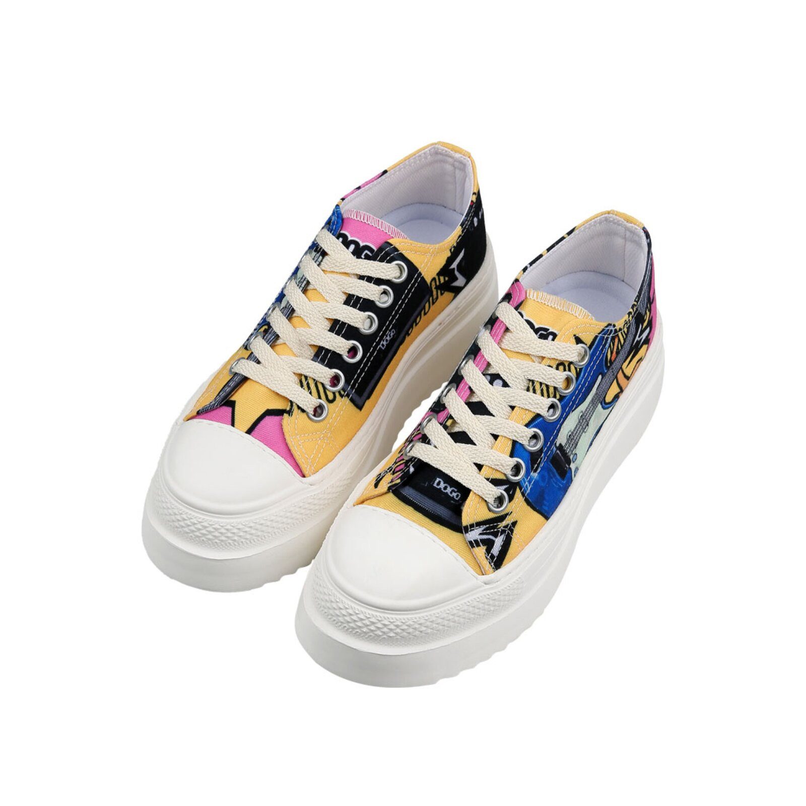 DOGO Freya Low-Top Sneaker Rock On Damen Sneaker Sneaker Handgefertigt