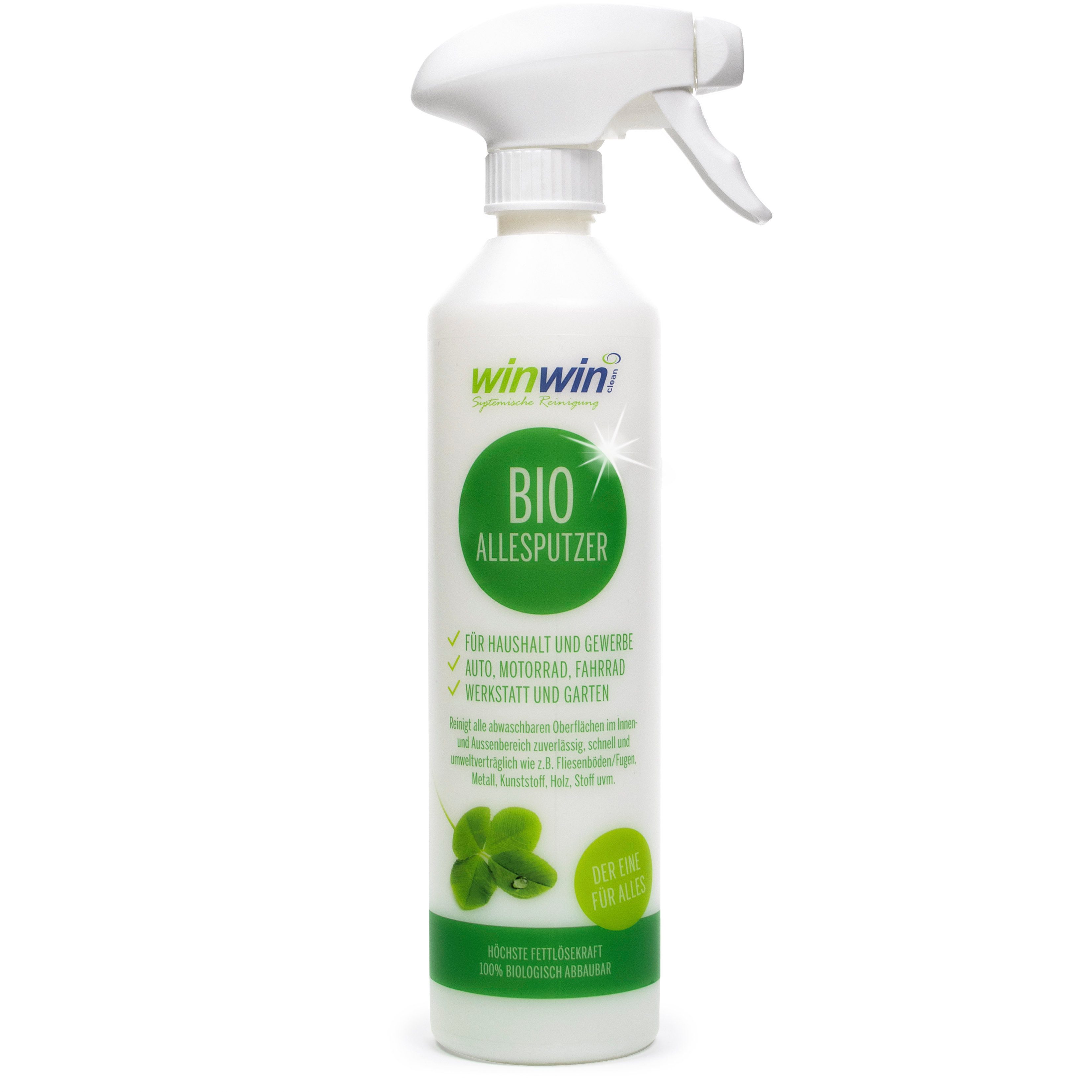 winwinCLEAN Allesputzer 1000ml + Dosier-/Sprühflasche Allzweckreiniger (Set, [- 1x 1000ml Allesputzer, Dosier-/Sprühflasche Allzweckreiniger)