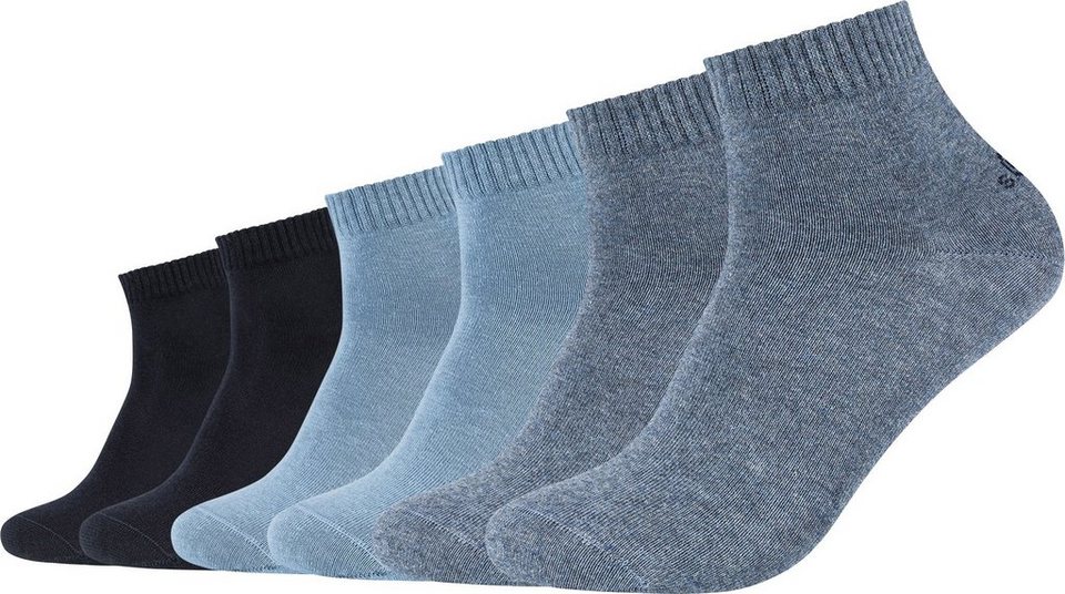 s.Oliver Kurzsocken Kurzsocken 6er Pack, Material: 80% Baumwolle , 17%  Polyamid , 3% Elasthan