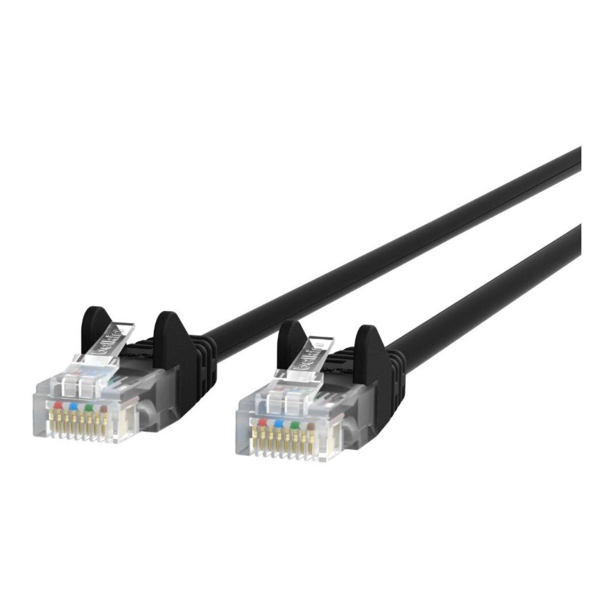 Belkin CAT5e RJ45 Netzwerkkabel 1 m Patchkabel Ethernetkabel LAN Kabel Adapter, 1 cm, Internetkabel Netzwerk Kabel PC Router Switch DSL LAN Internet