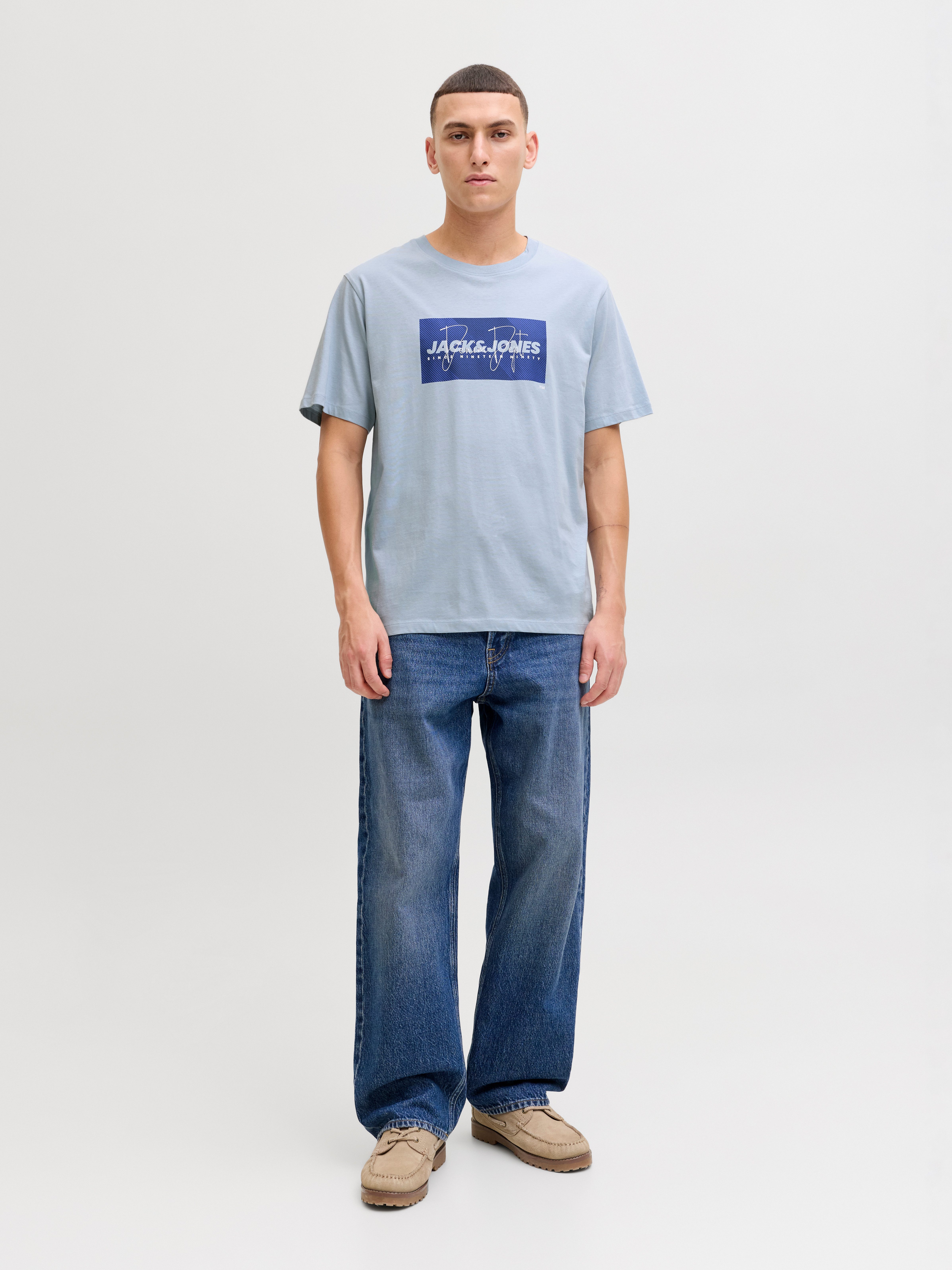 Jack & Jones Rundhalsshirt JJCOLE PRINT TEE SS CREW NECK – Bild 4 von 5