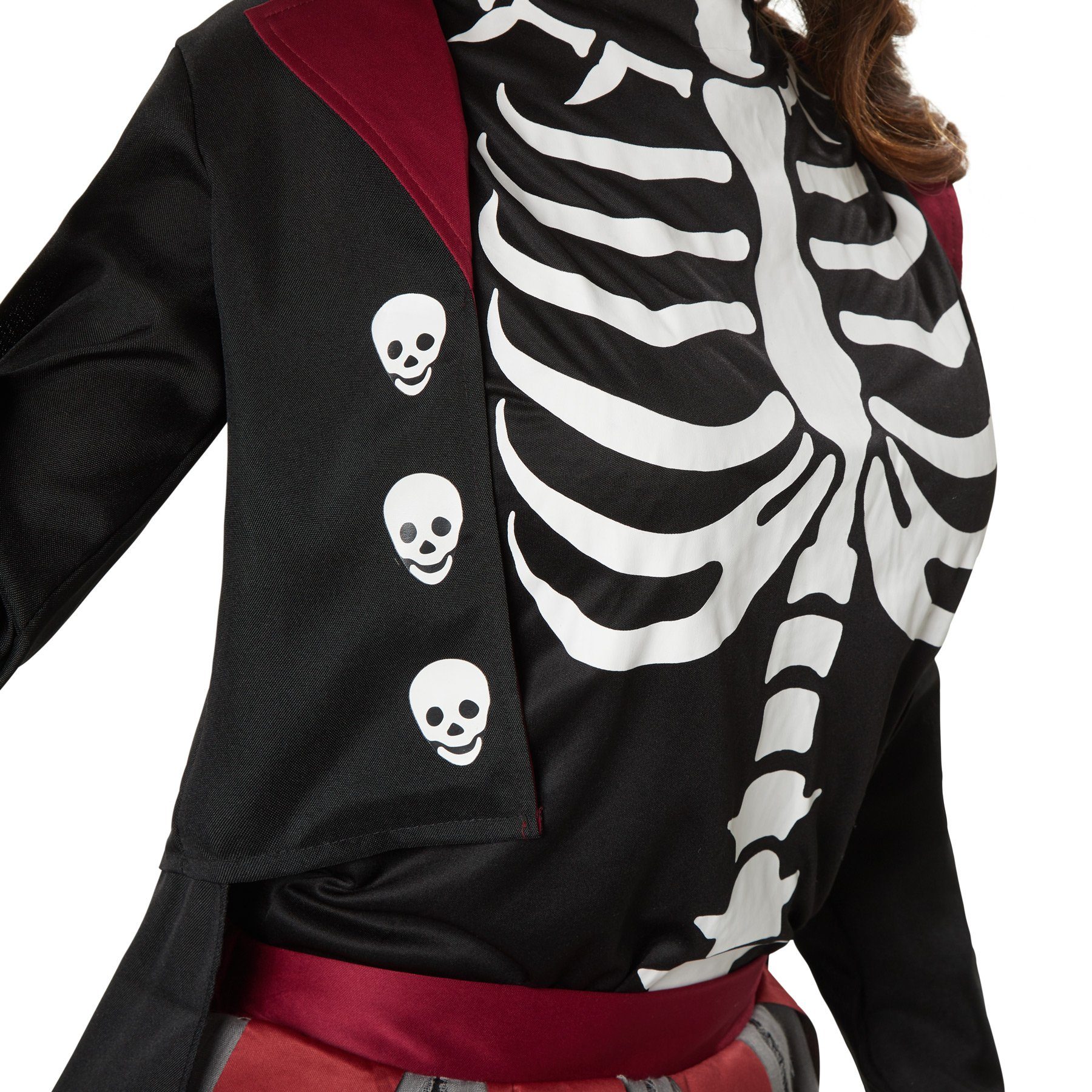 dressforfun Kostüm Frauenkostüm Gruselige Skull Lady, Vornehmes Kostüm im Skull-Look