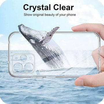 CoolGadget Handyhülle Transparent Ultra Slim Case für Xiaomi Redmi 12 6,79 Zoll, Silikon Hülle Dünne Schutzhülle für Redmi 12 4G Hülle