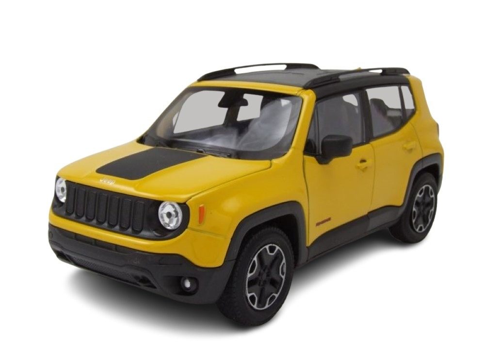 Welly Modellauto Jeep Renegade Trailhawk 2017 gelb, Maßstab 1:24