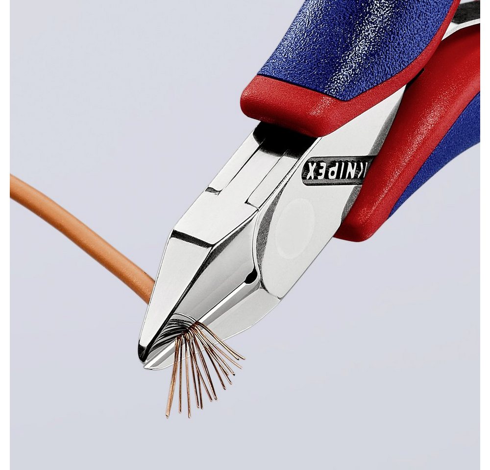 Thumbnail - Knipex Seitenschneider Knipex 77 32 115 Elektronik- u. Feinmechanik Seitenschneider mit Face