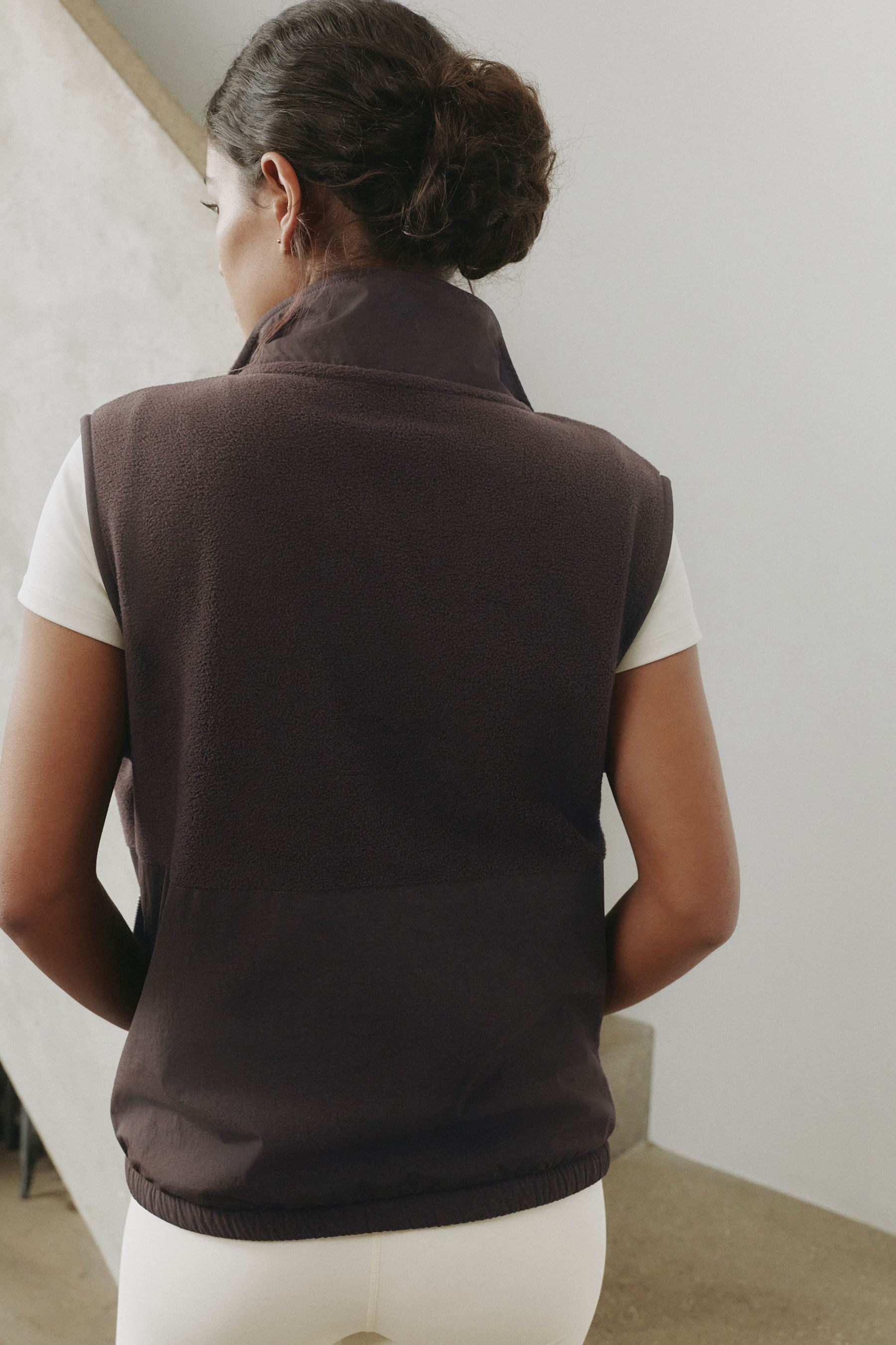 self Steppweste Self. Fleece aus Microfleece (1-tlg)