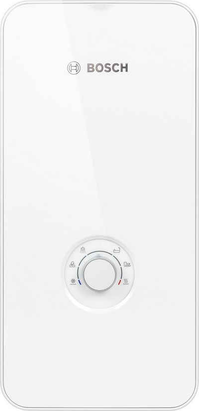 BOSCH Durchlauferhitzer Tronic Comfort, Plus, Umschaltbar, druckfest, stufenlose Temperaturwahl, moderne Glas-Optik