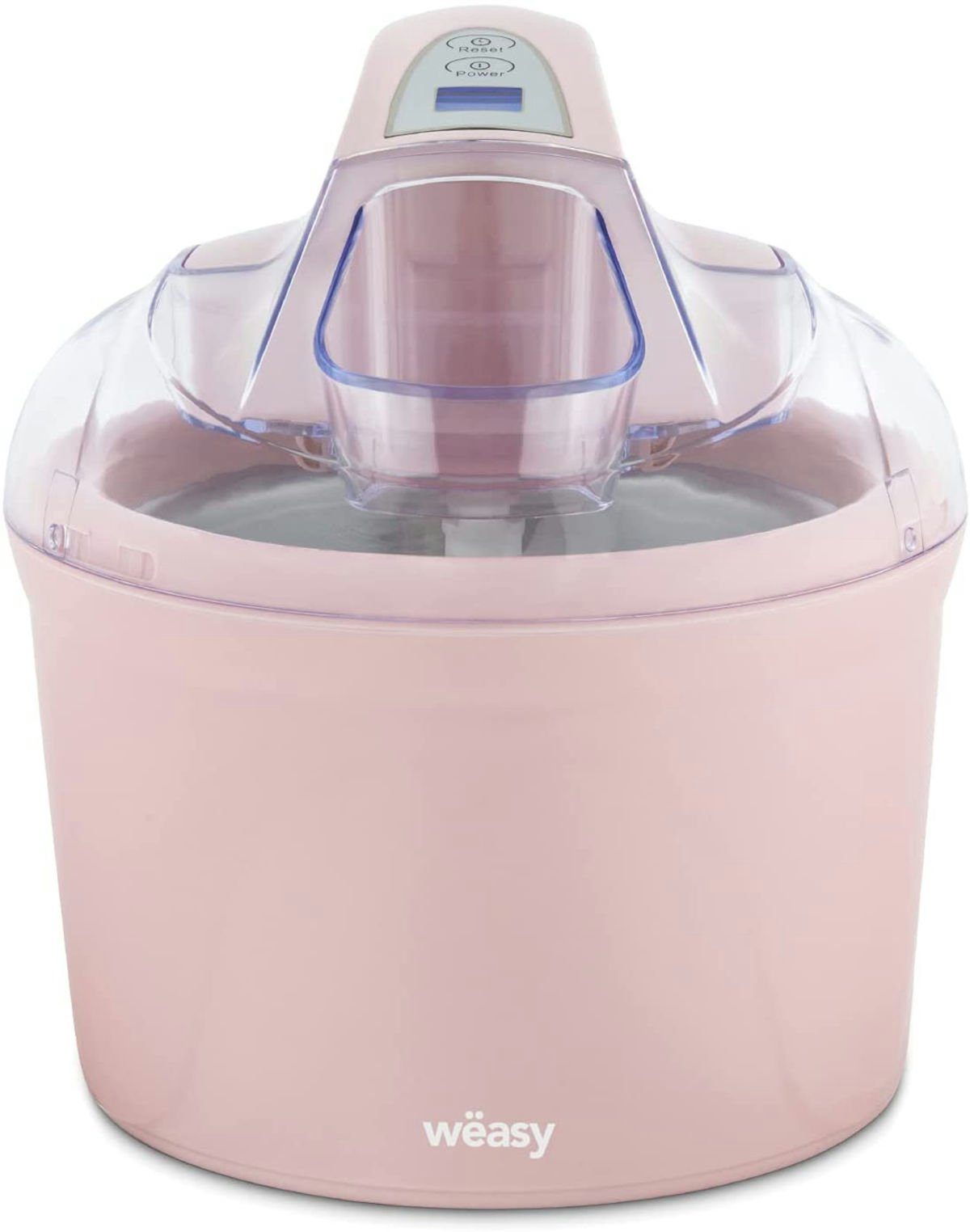 wëasy Eismaschine MYA60 rosa / pink mit LCD-Display und Timerfunktion, 12 W