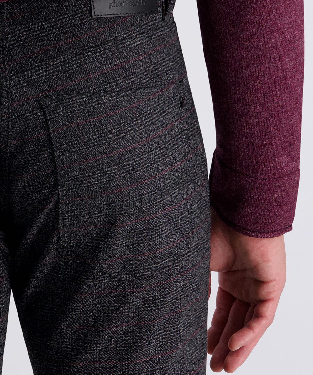 Pierre Cardin 5-Pocket-Hose PC-Lyon fein gemusterst – Bild 5 von 5