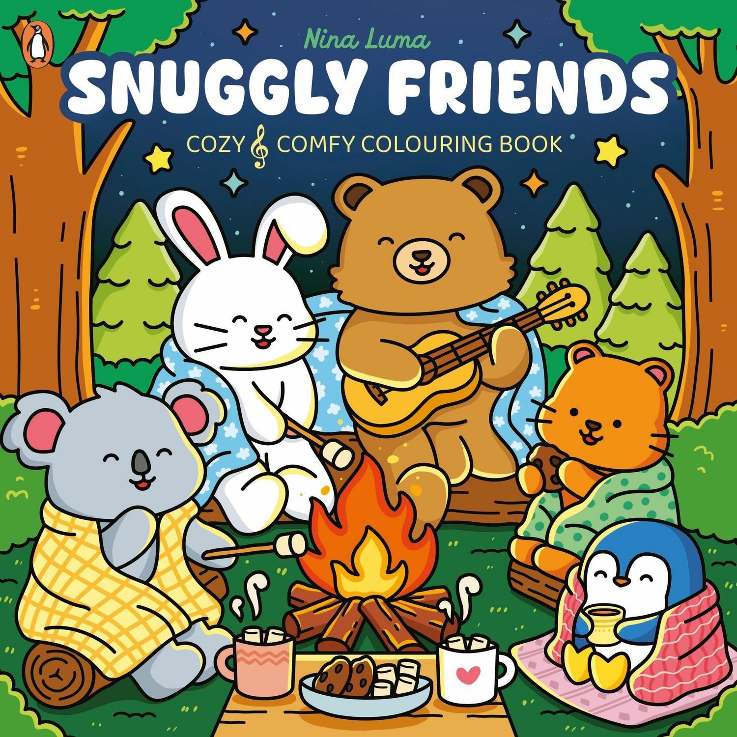 Snuggly Friends A Cozy & Comfy Colouring book / Nina Luma