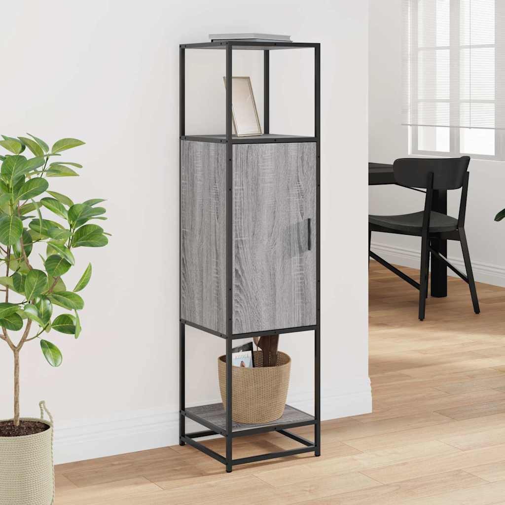vidaXL Highboard Highboard Grau Sonoma 35,5x35x139 günstig online kaufen